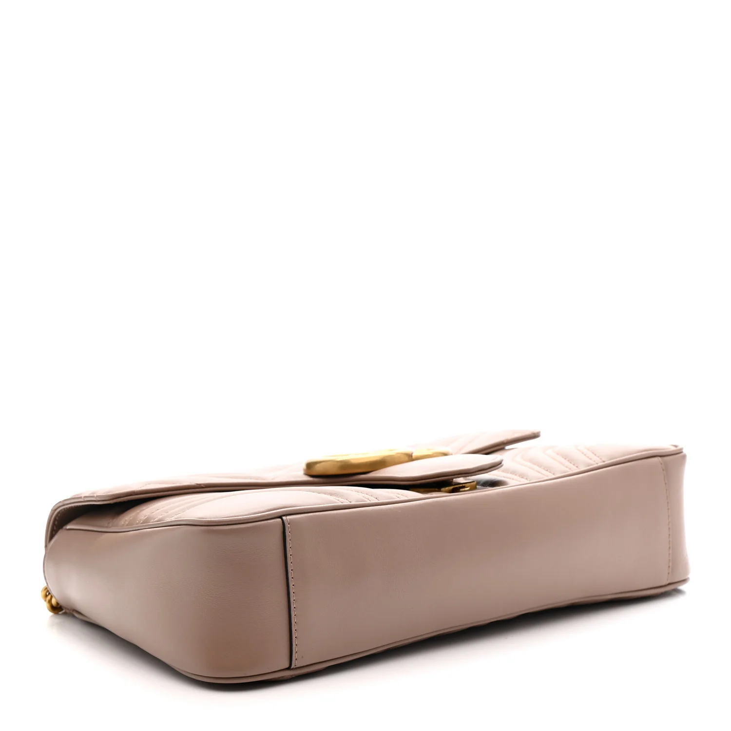 Calfskin Matelasse Medium GG Marmont Shoulder Bag Porcelain Rose - Image 4