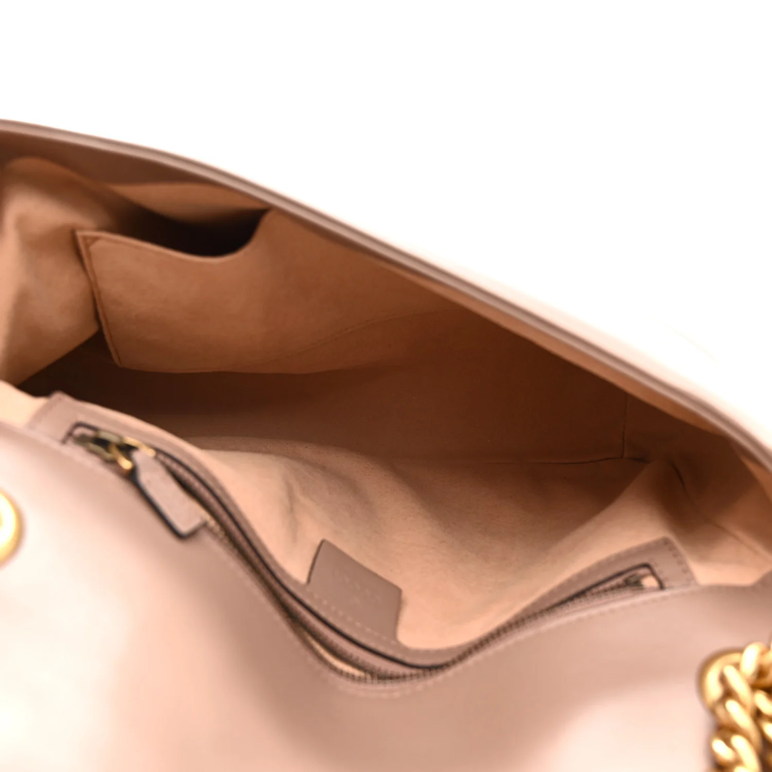 Calfskin Matelasse Medium GG Marmont Shoulder Bag Porcelain Rose - Image 5