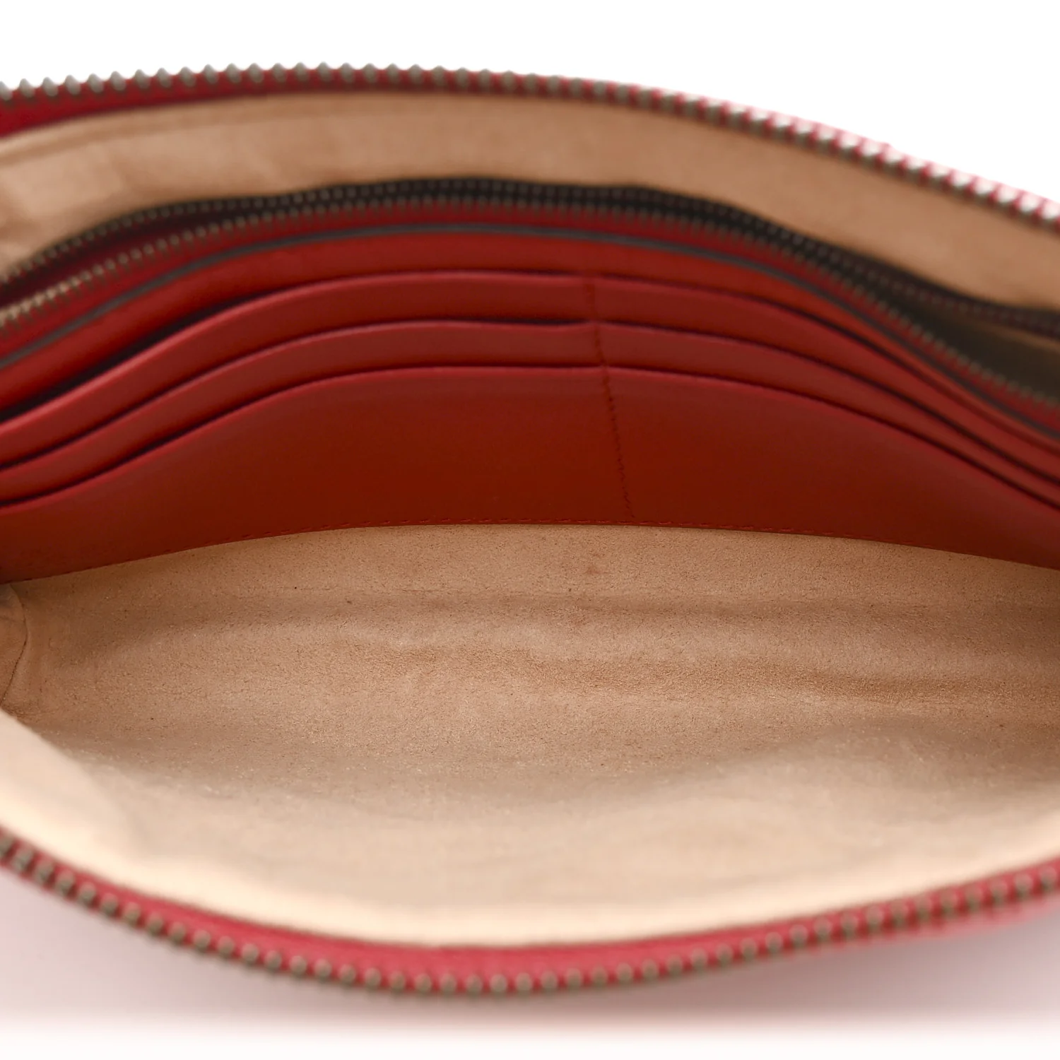 Calfskin Matelasse Mini GG Marmont Chain Bag Hibiscus Red - Image 5