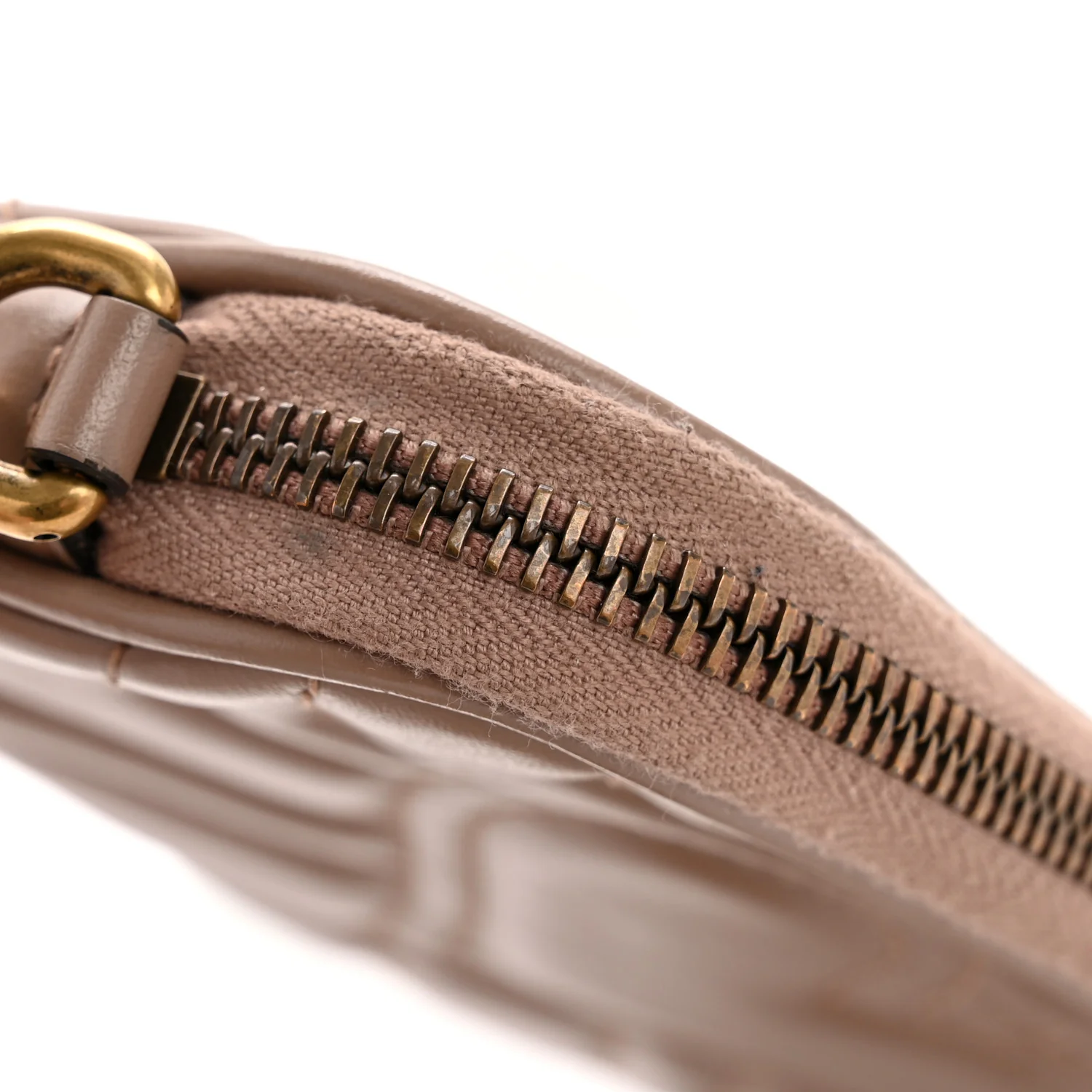 Calfskin Matelasse Mini GG Marmont Chain Crossbody Bag Porcelain Rose - Image 12