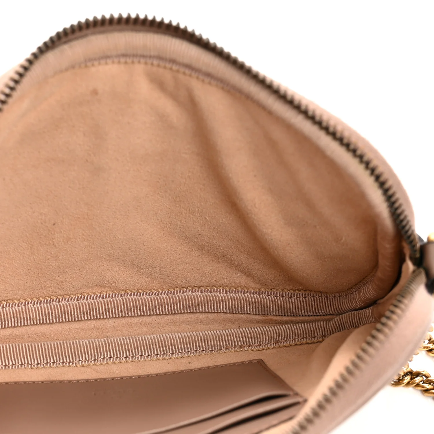 Calfskin Matelasse Mini GG Marmont Chain Crossbody Bag Porcelain Rose - Image 5