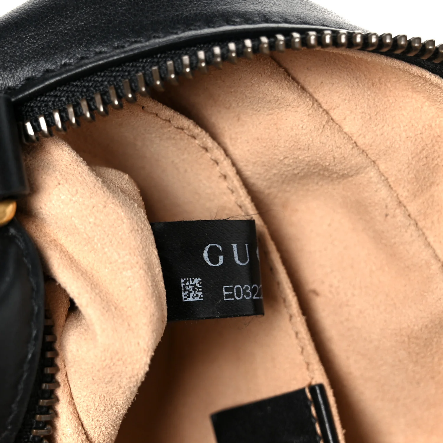 Calfskin Matelasse Mini GG Marmont Chain Shoulder Bag Black - Image 8