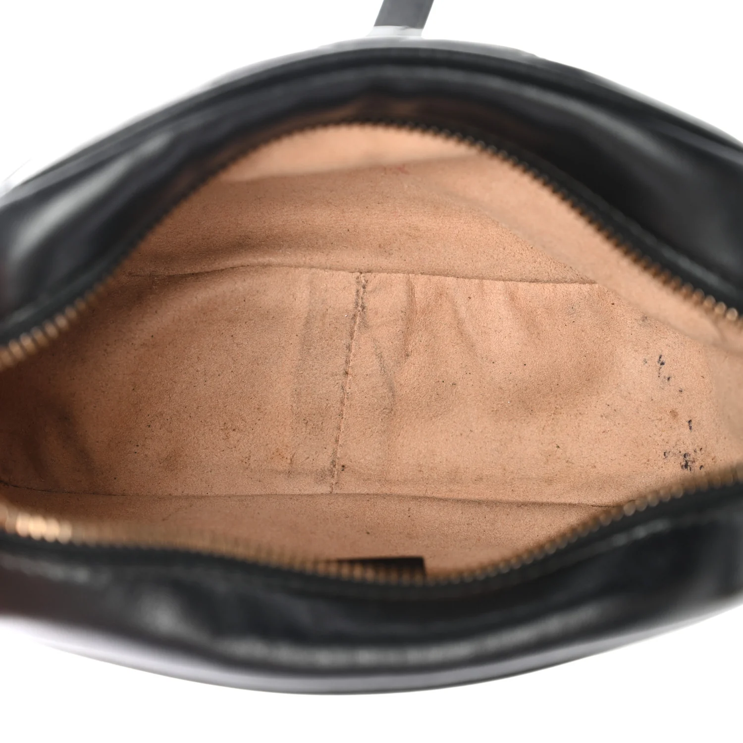 Calfskin Matelasse Mini GG Marmont Chain Shoulder Bag Black - Image 5