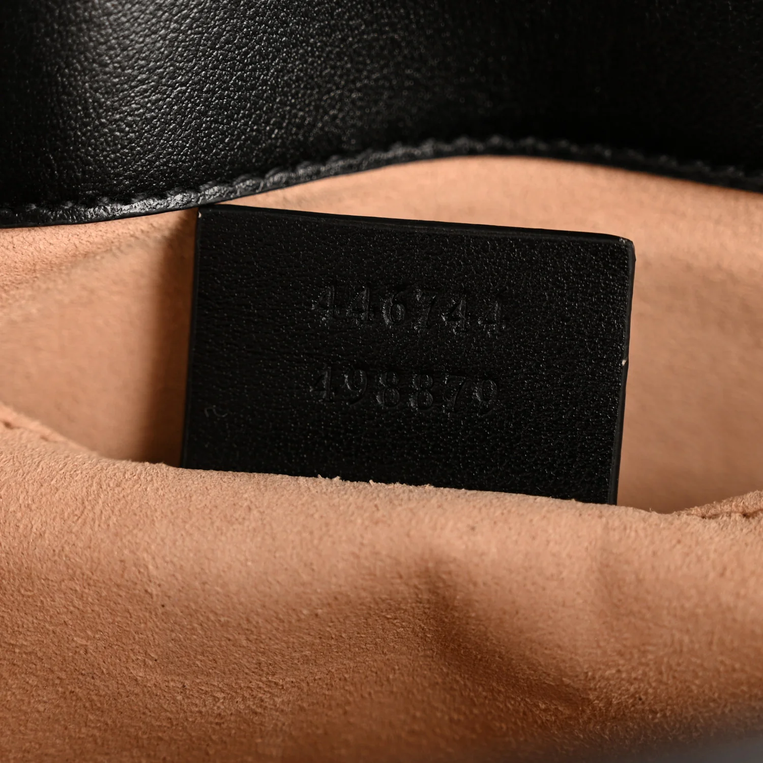 Calfskin Matelasse Mini GG Marmont Shoulder Bag Black - Image 7