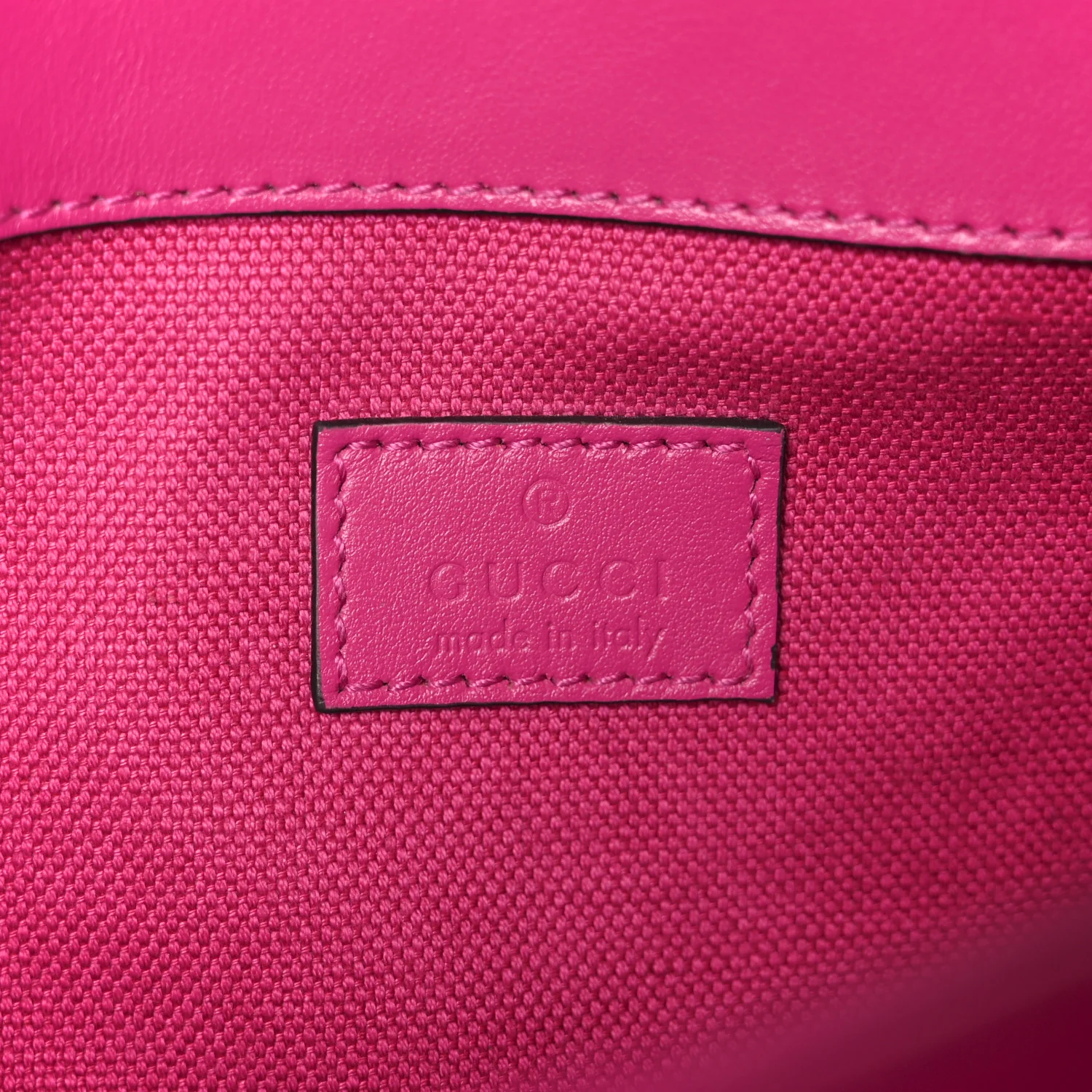 Calfskin Matelasse Monochrome GG Marmont Crossbody Shoulder Bag Classic Fuxia - Image 6