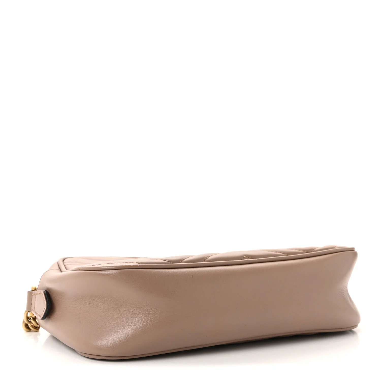 Calfskin Matelasse Small GG Marmont Chain Shoulder Bag Porcelain Rose - Image 4