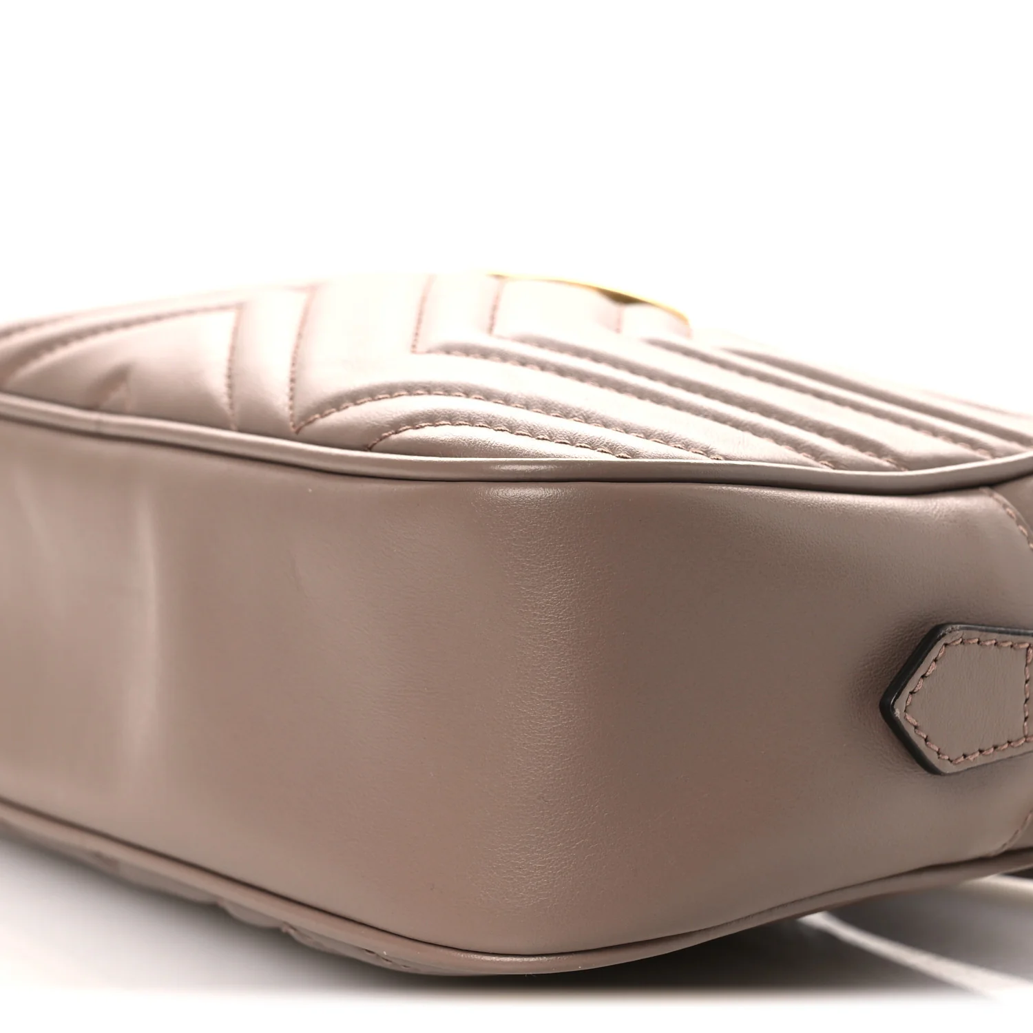 Calfskin Matelasse Small GG Marmont Chain Shoulder Bag Porcelain Rose - Image 10