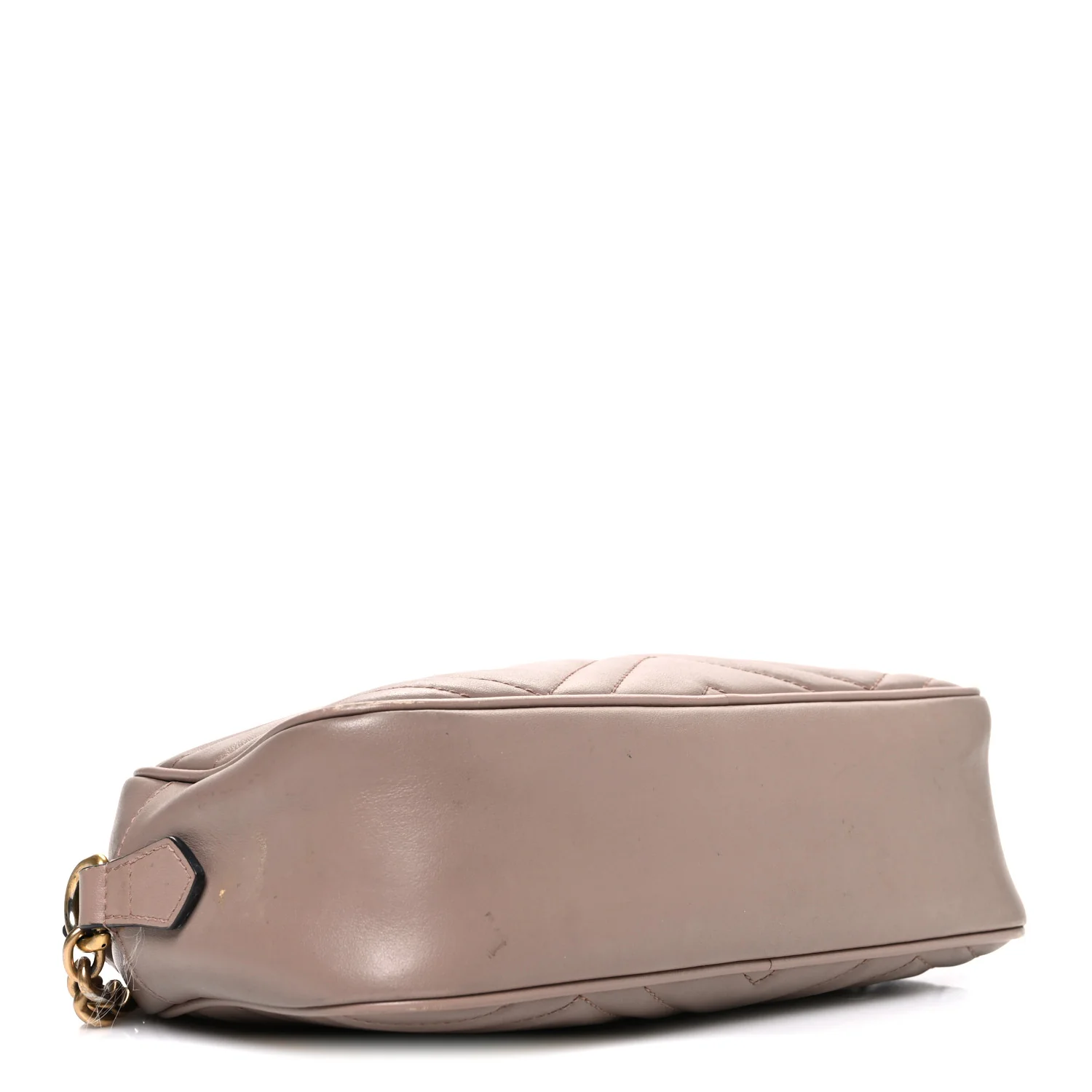 Calfskin Matelasse Small GG Marmont Chain Shoulder Bag Porcelain Rose - Image 4