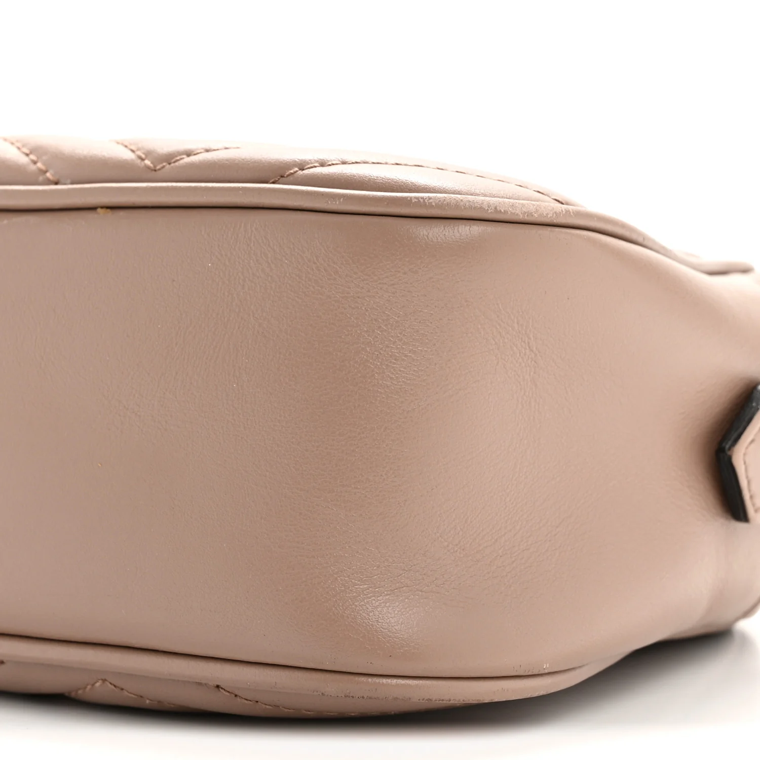 Calfskin Matelasse Small GG Marmont Chain Shoulder Bag Porcelain Rose - Image 10
