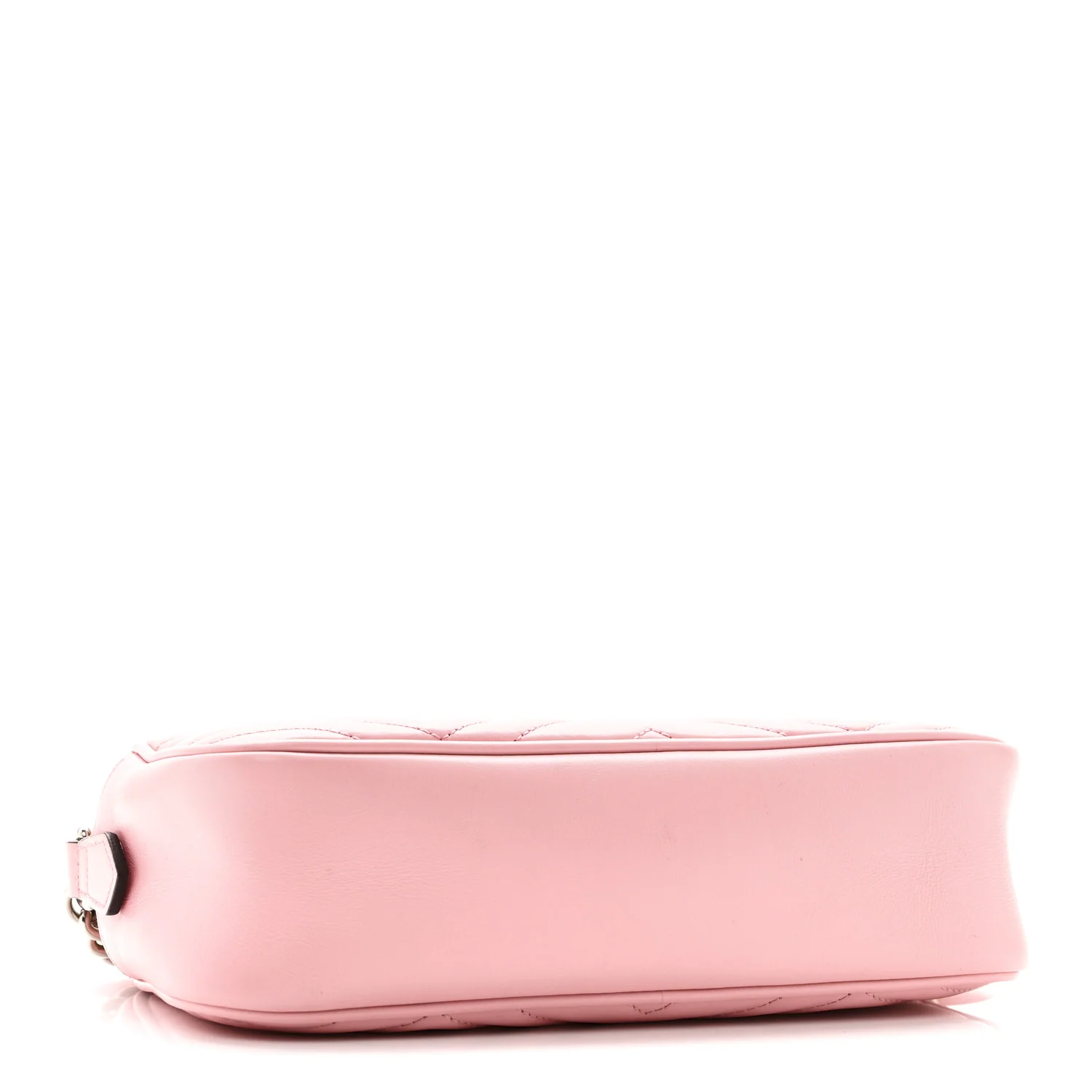 Calfskin Matelasse Small GG Marmont Chain Shoulder Bag Wild Rose - Image 4