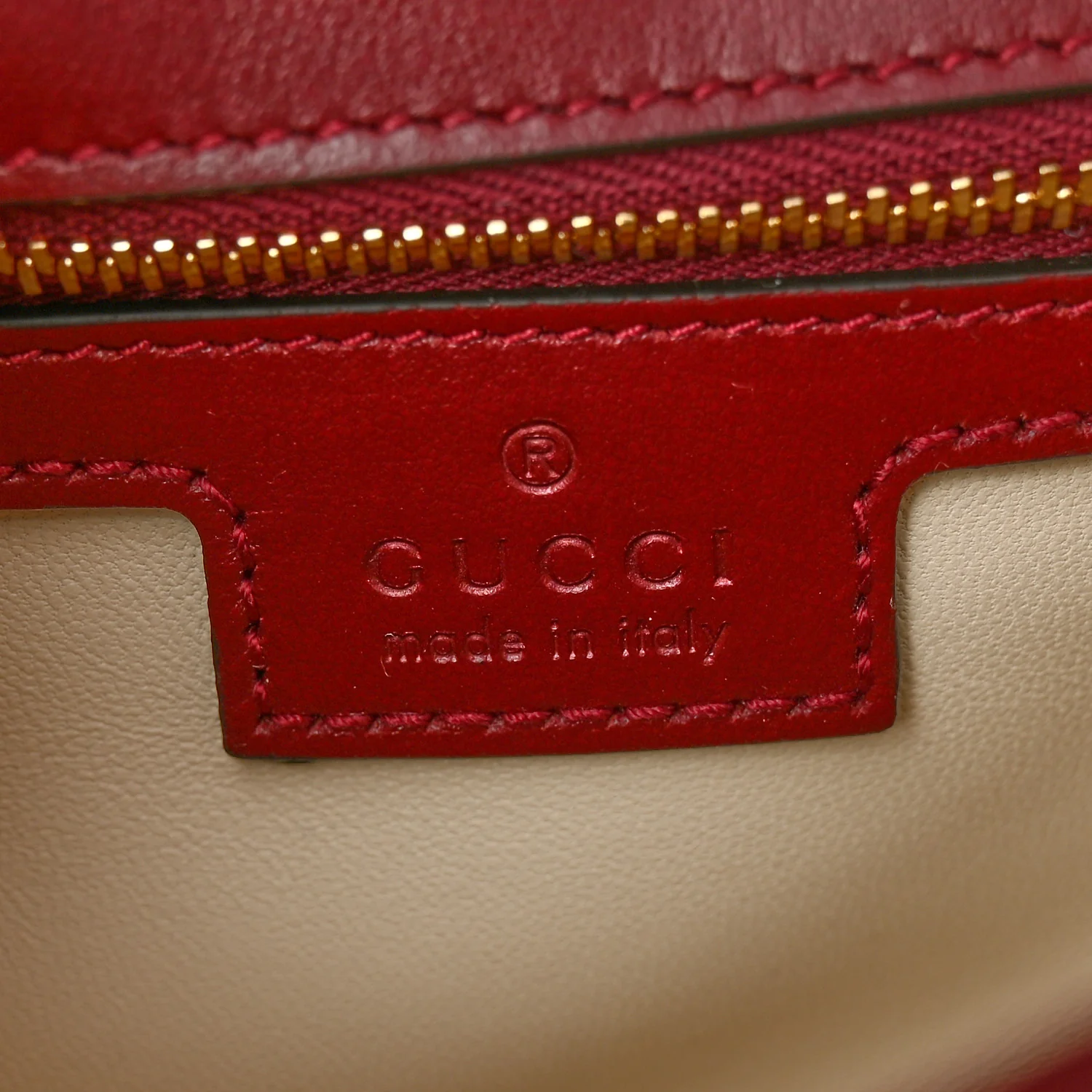 Calfskin Matelasse Small GG Marmont Shoulder Bag Ancora Red - Image 6