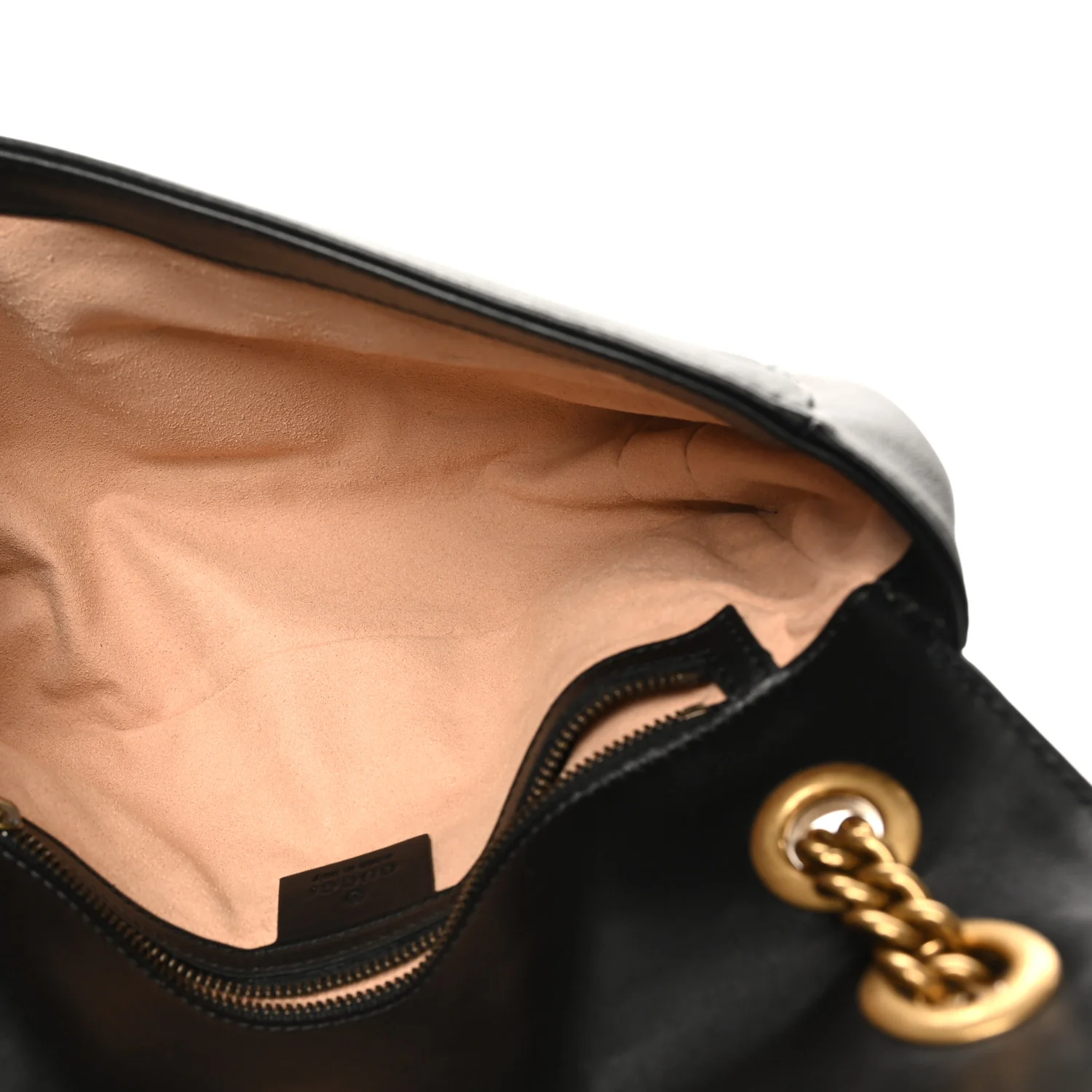 Calfskin Matelasse Small GG Marmont Shoulder Bag Black - Image 5