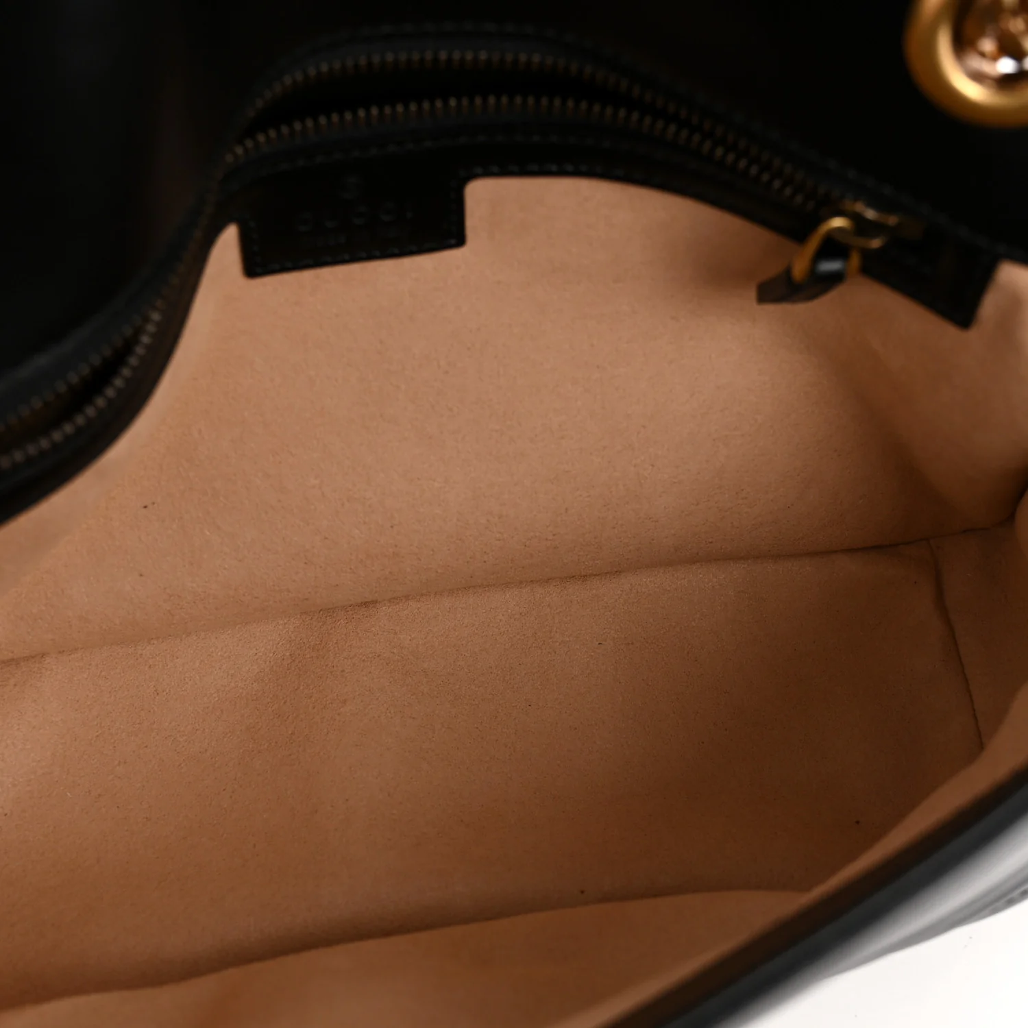Calfskin Matelasse Small GG Marmont Shoulder Bag Black - Image 5
