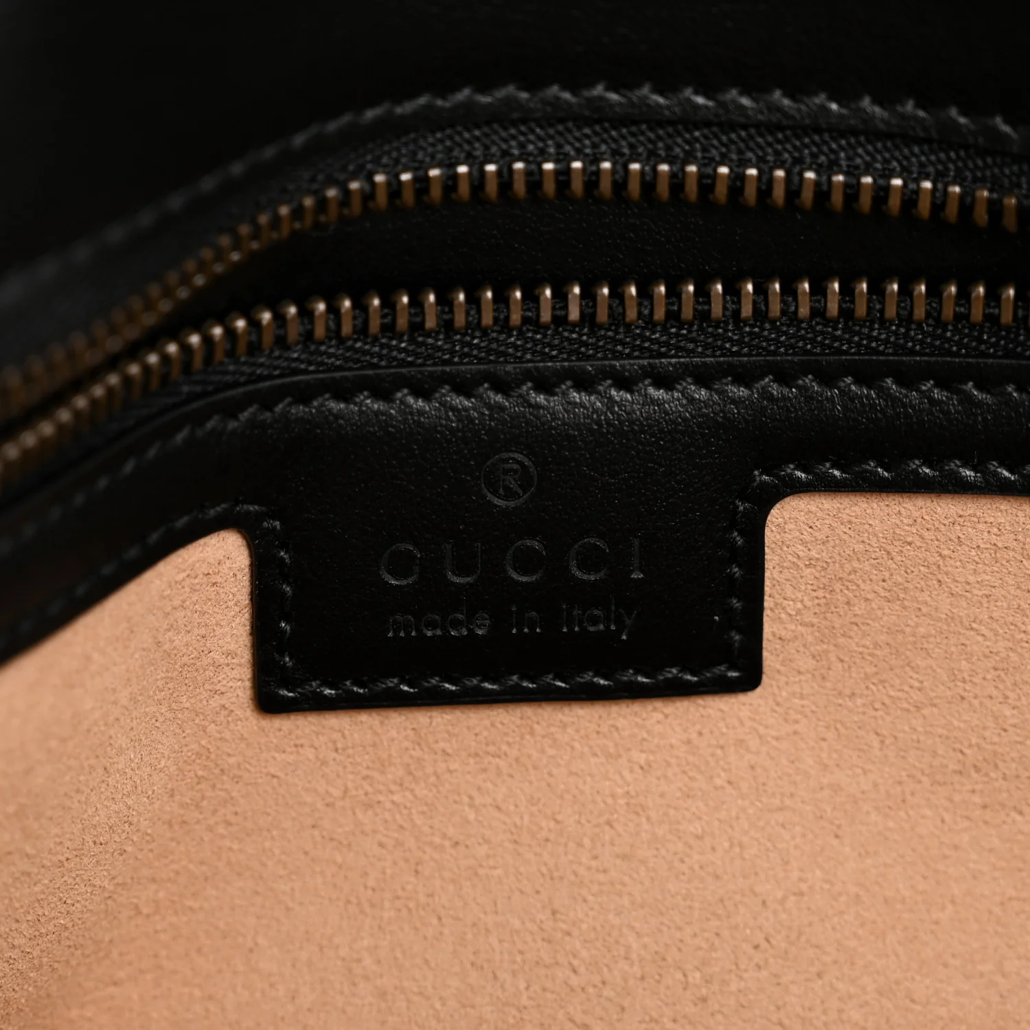 Calfskin Matelasse Small GG Marmont Shoulder Bag Black - Image 6