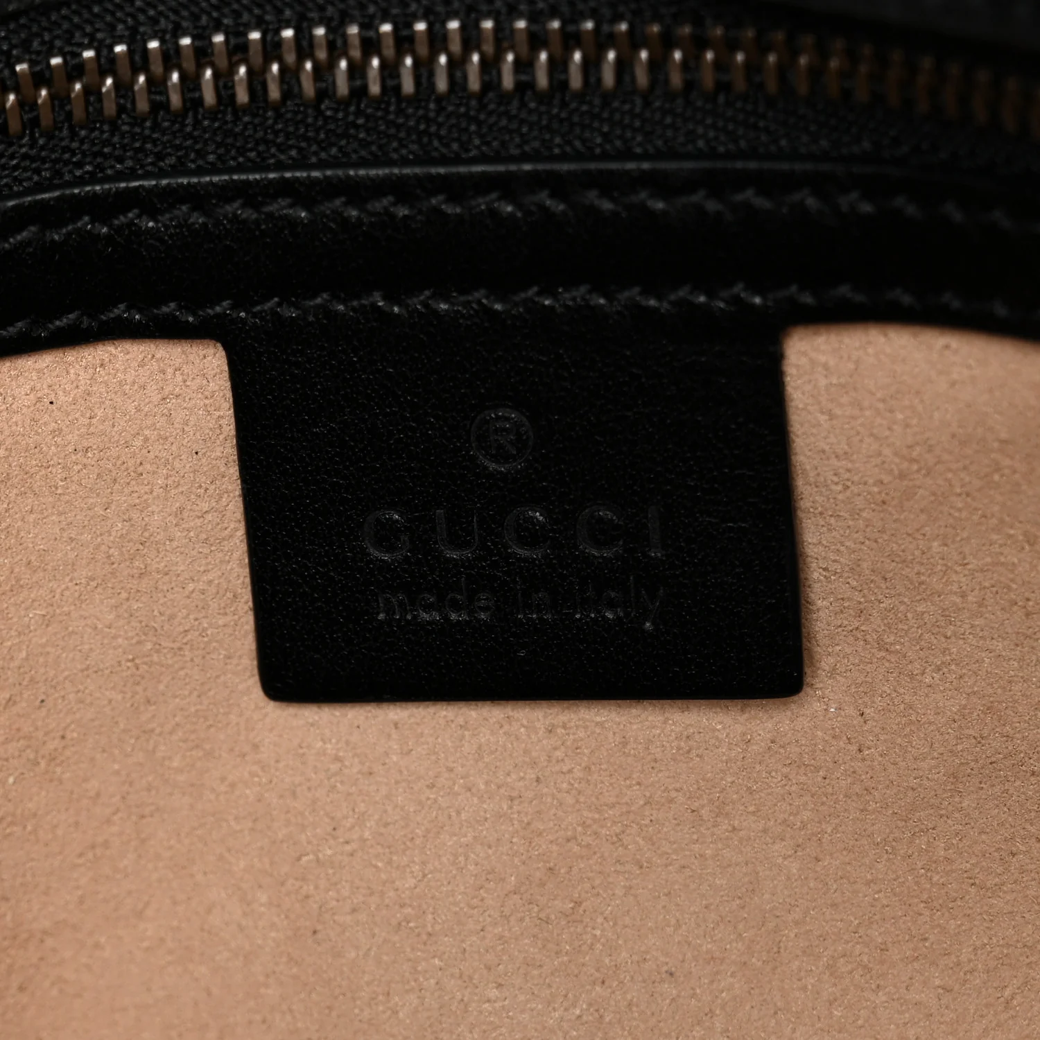 Calfskin Matelasse Small GG Marmont Shoulder Bag Black - Image 12