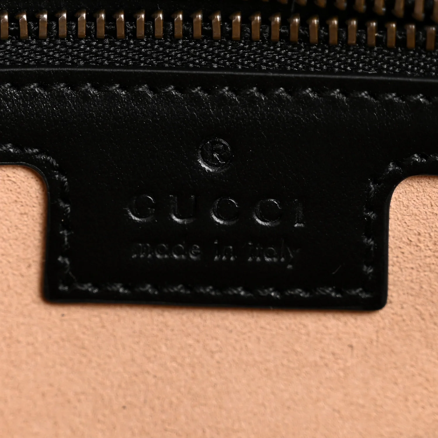 Calfskin Matelasse Small GG Marmont Shoulder Bag Black - Image 5