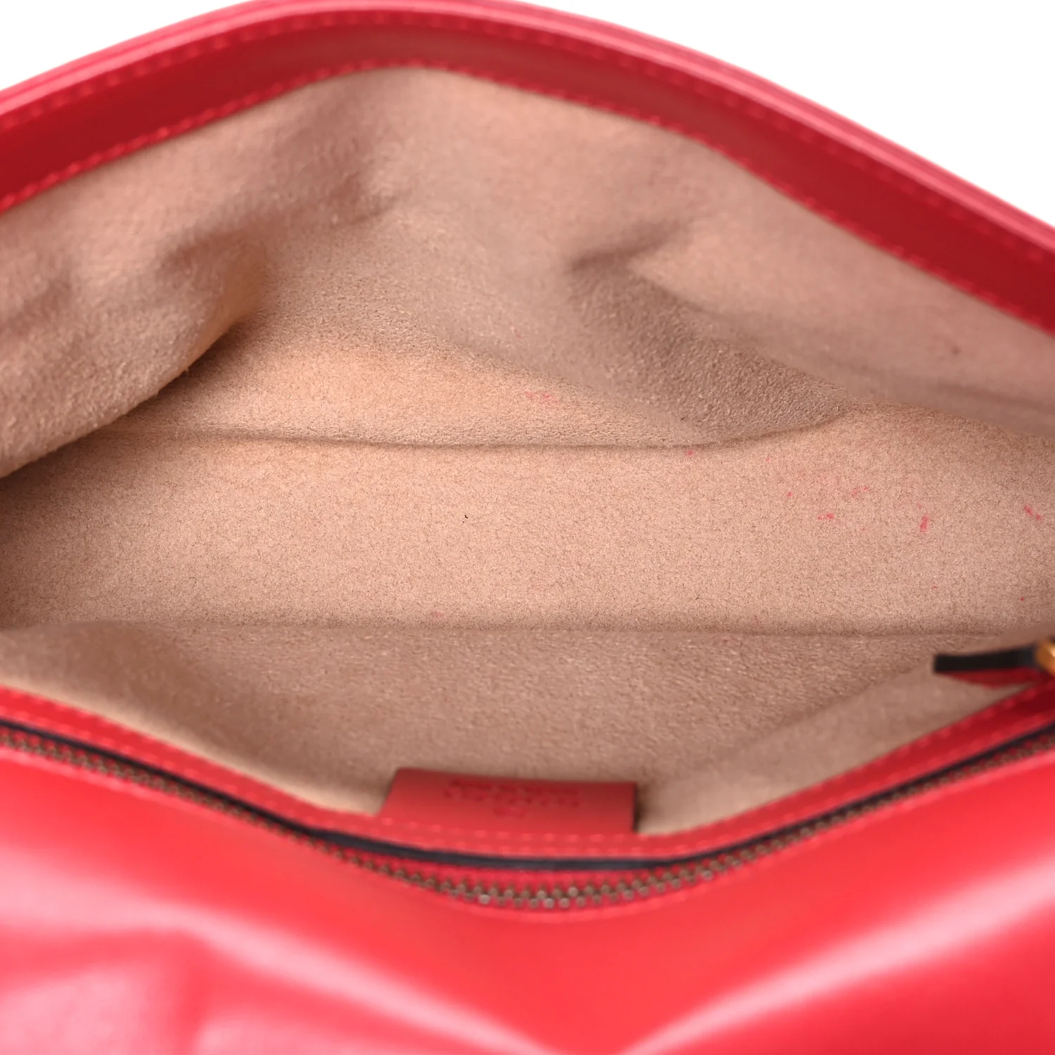 Calfskin Matelasse Small GG Marmont Shoulder Bag Hibiscus Red - Image 5