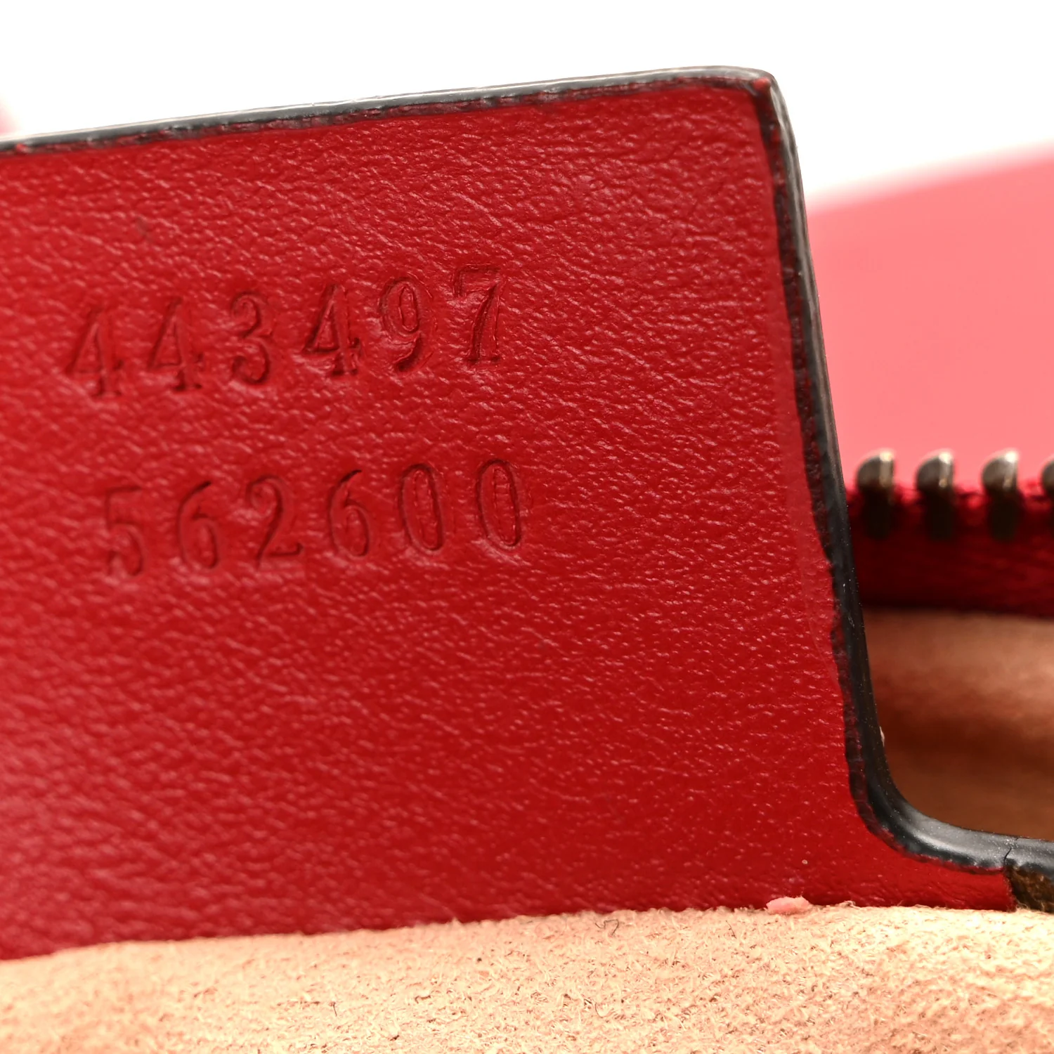 Calfskin Matelasse Small GG Marmont Shoulder Bag Hibiscus Red - Image 7