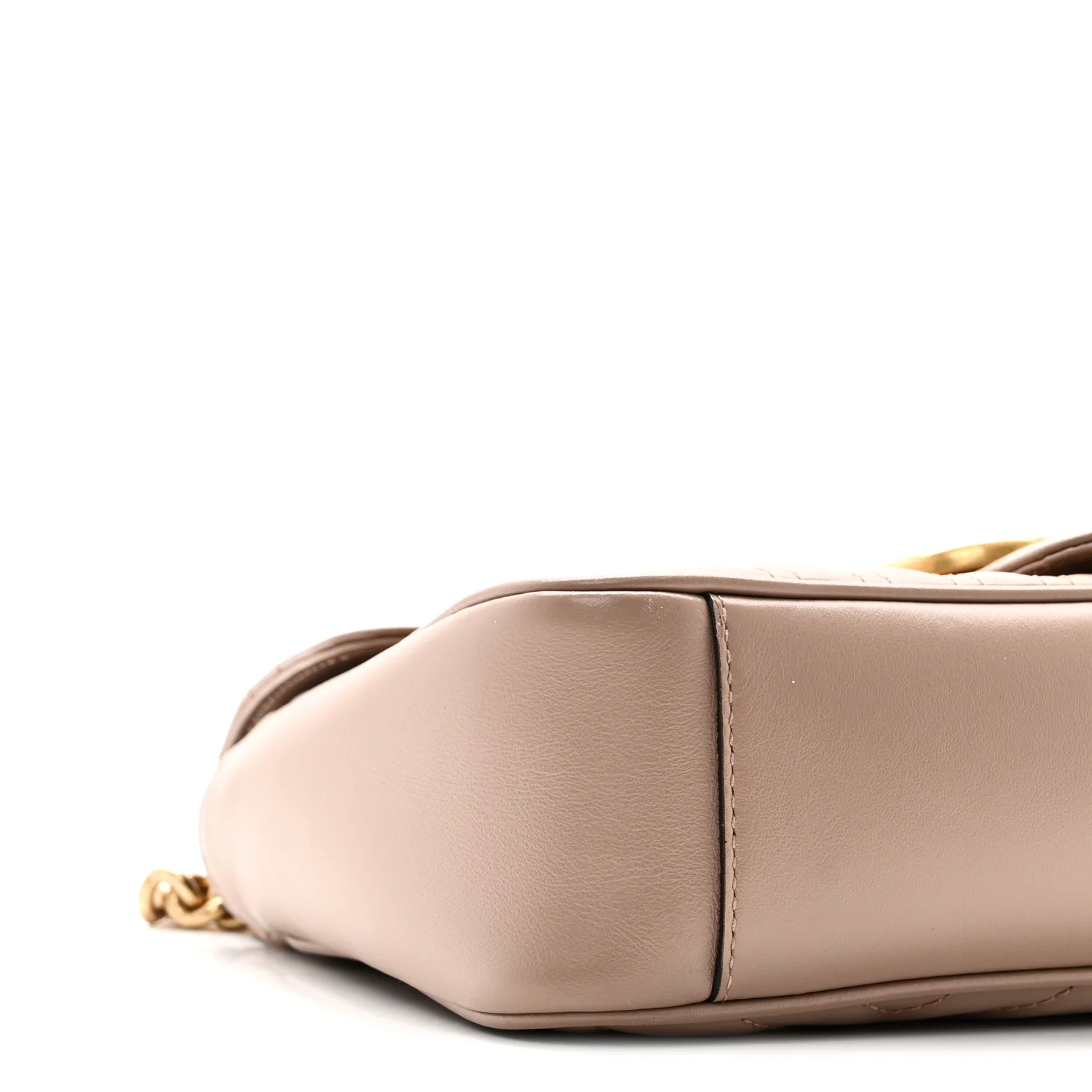 Calfskin Matelasse Small GG Marmont Shoulder Bag Porcelain Rose - Image 10