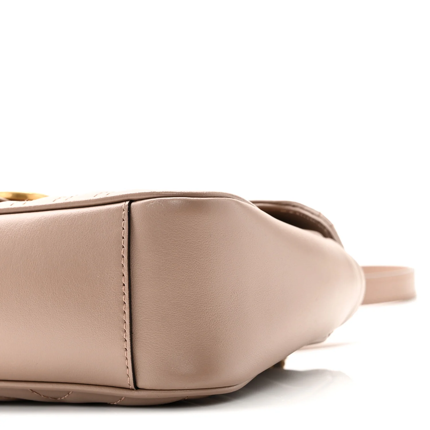 Calfskin Matelasse Small GG Marmont Shoulder Bag Porcelain Rose - Image 11