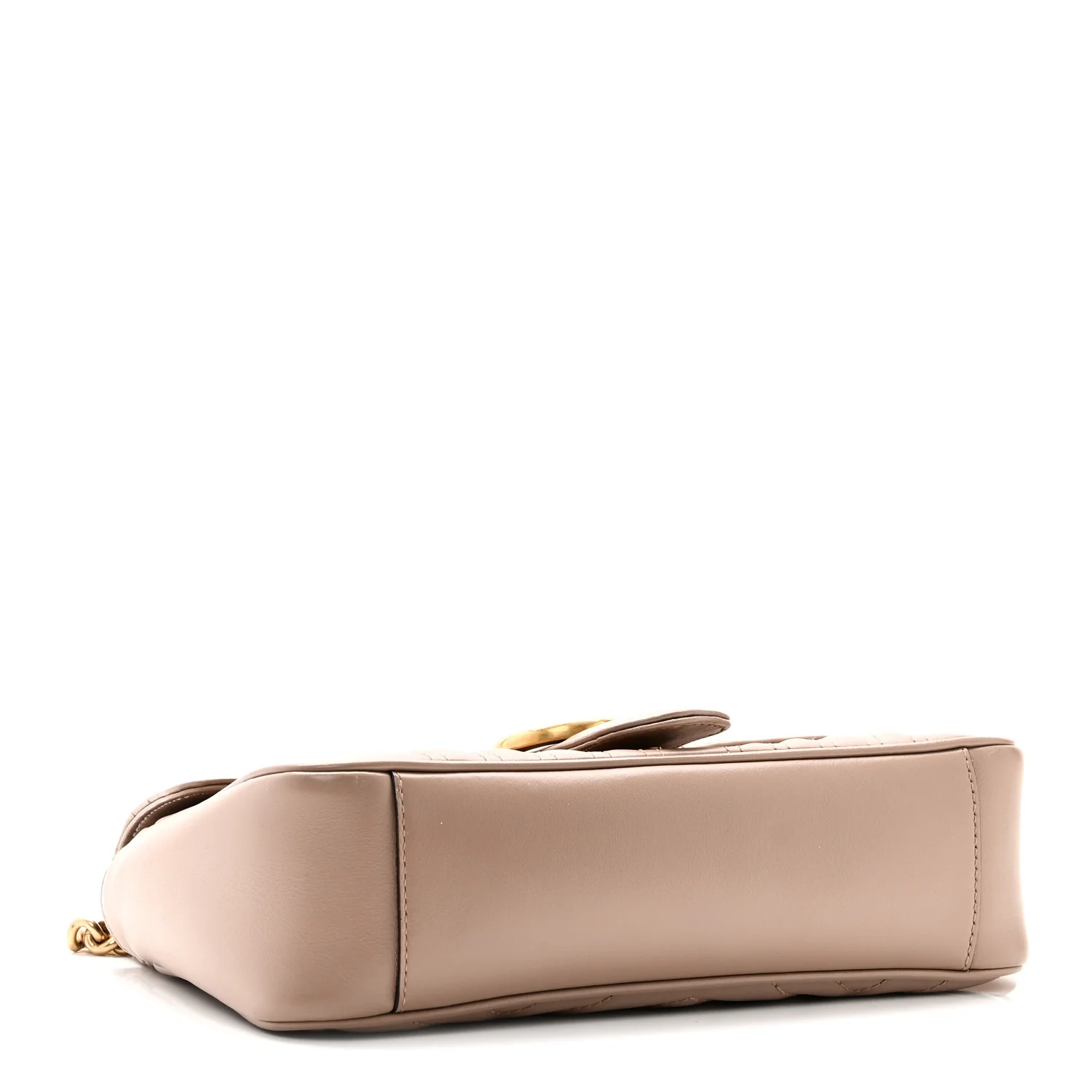 Calfskin Matelasse Small GG Marmont Shoulder Bag Porcelain Rose - Image 4