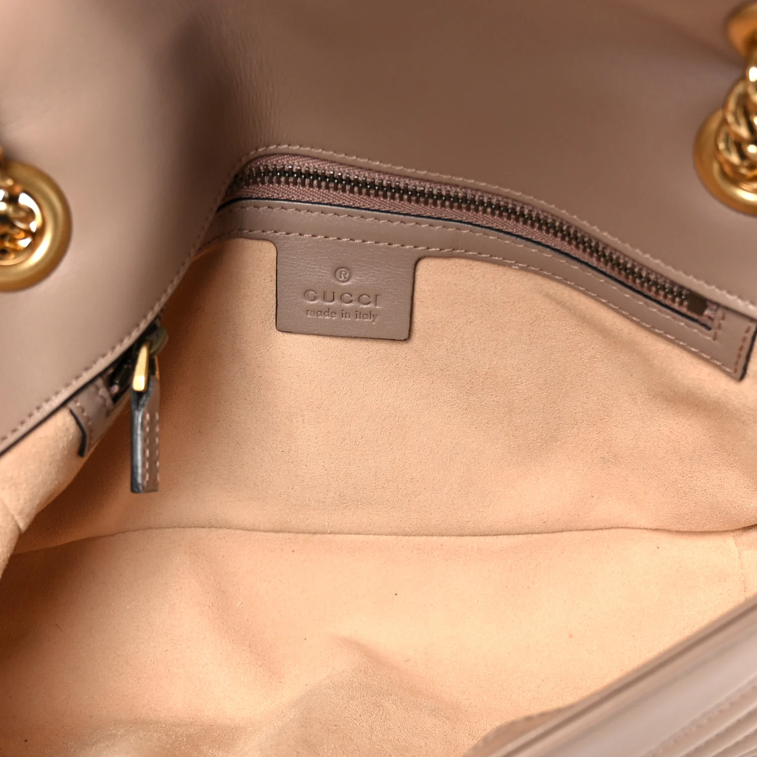 Calfskin Matelasse Small GG Marmont Shoulder Bag Porcelain Rose - Image 5