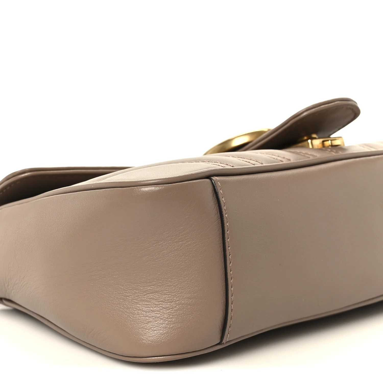 Calfskin Matelasse Small GG Marmont Shoulder Bag Porcelain Rose - Image 10