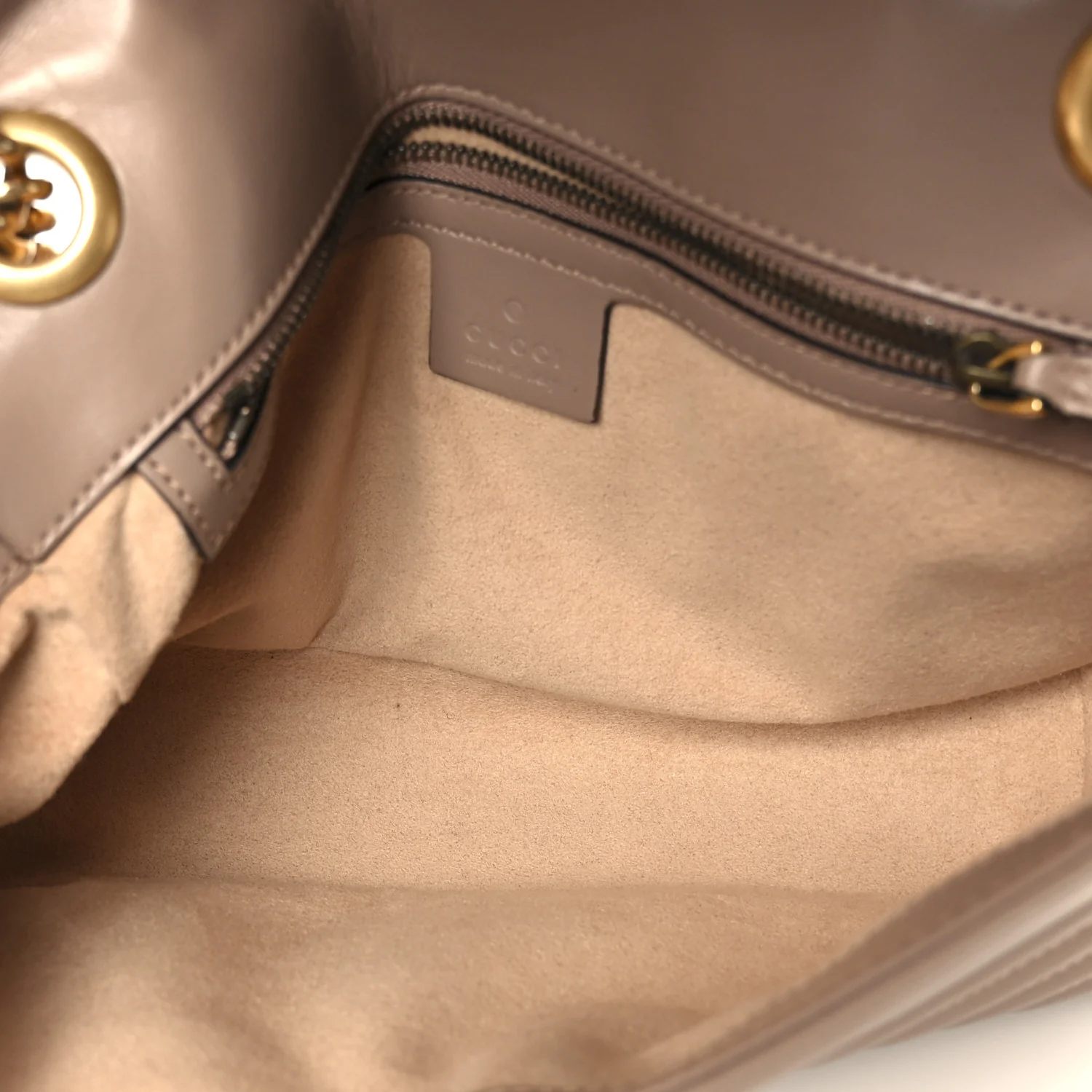 Calfskin Matelasse Small GG Marmont Shoulder Bag Porcelain Rose - Image 5