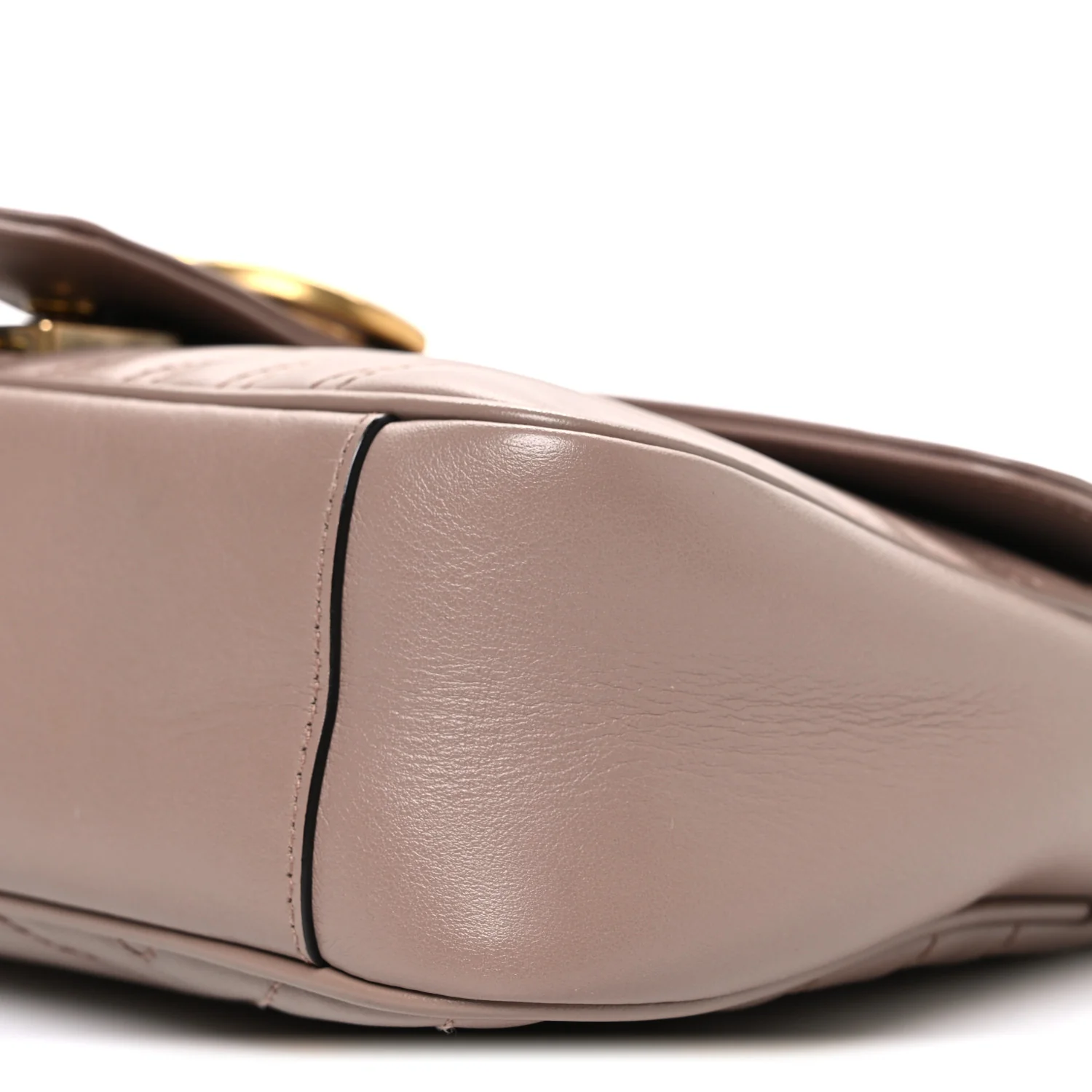 Calfskin Matelasse Small GG Marmont Shoulder Bag Porcelain Rose - Image 10