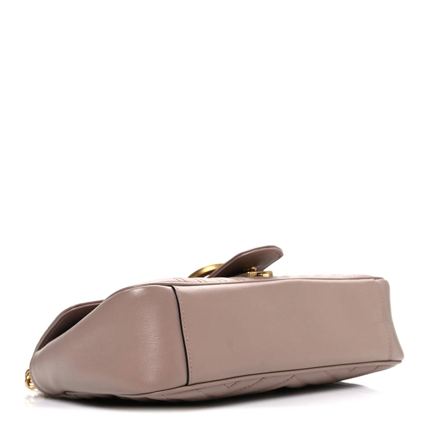 Calfskin Matelasse Small GG Marmont Shoulder Bag Porcelain Rose - Image 4