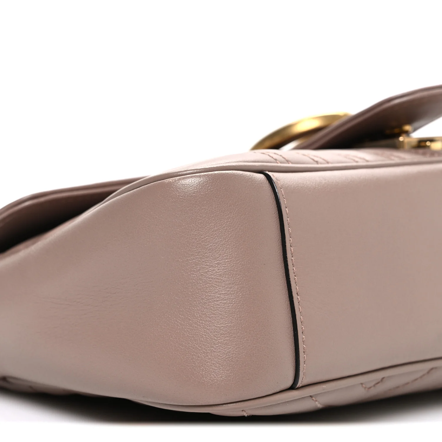 Calfskin Matelasse Small GG Marmont Shoulder Bag Porcelain Rose - Image 9