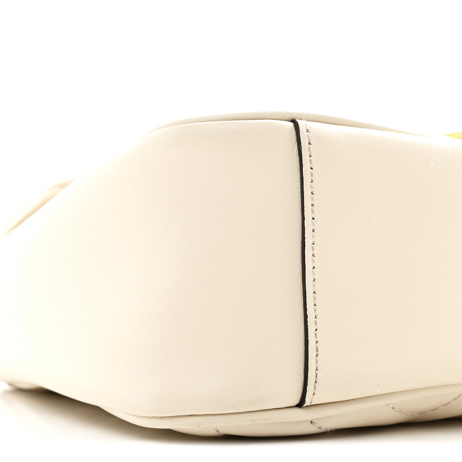 Calfskin Matelasse Small GG Marmont Shoulder Bag White - Image 17