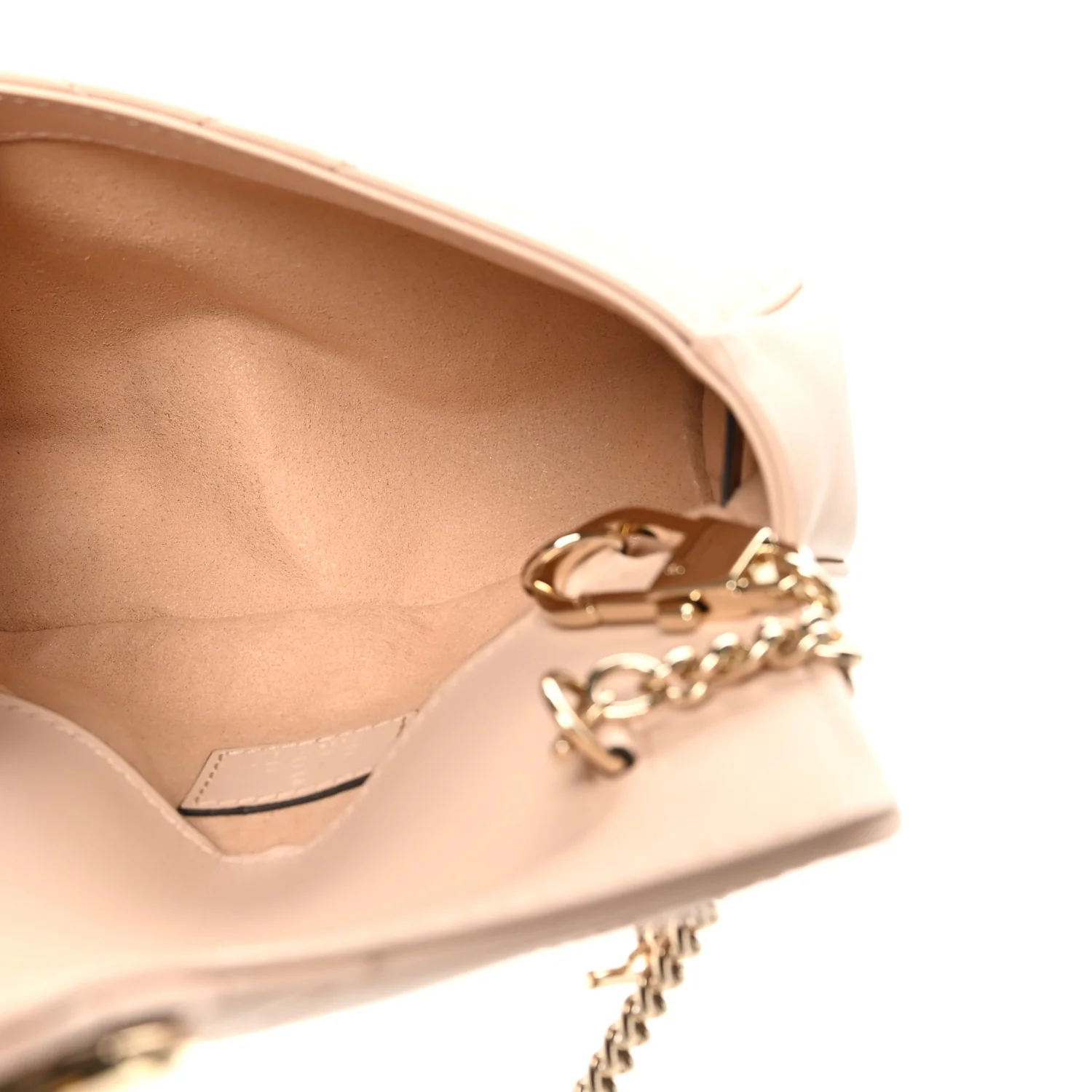 Calfskin Matelasse Super Mini GG Marmont Shoulder Bag Porcelain Rose - Image 5