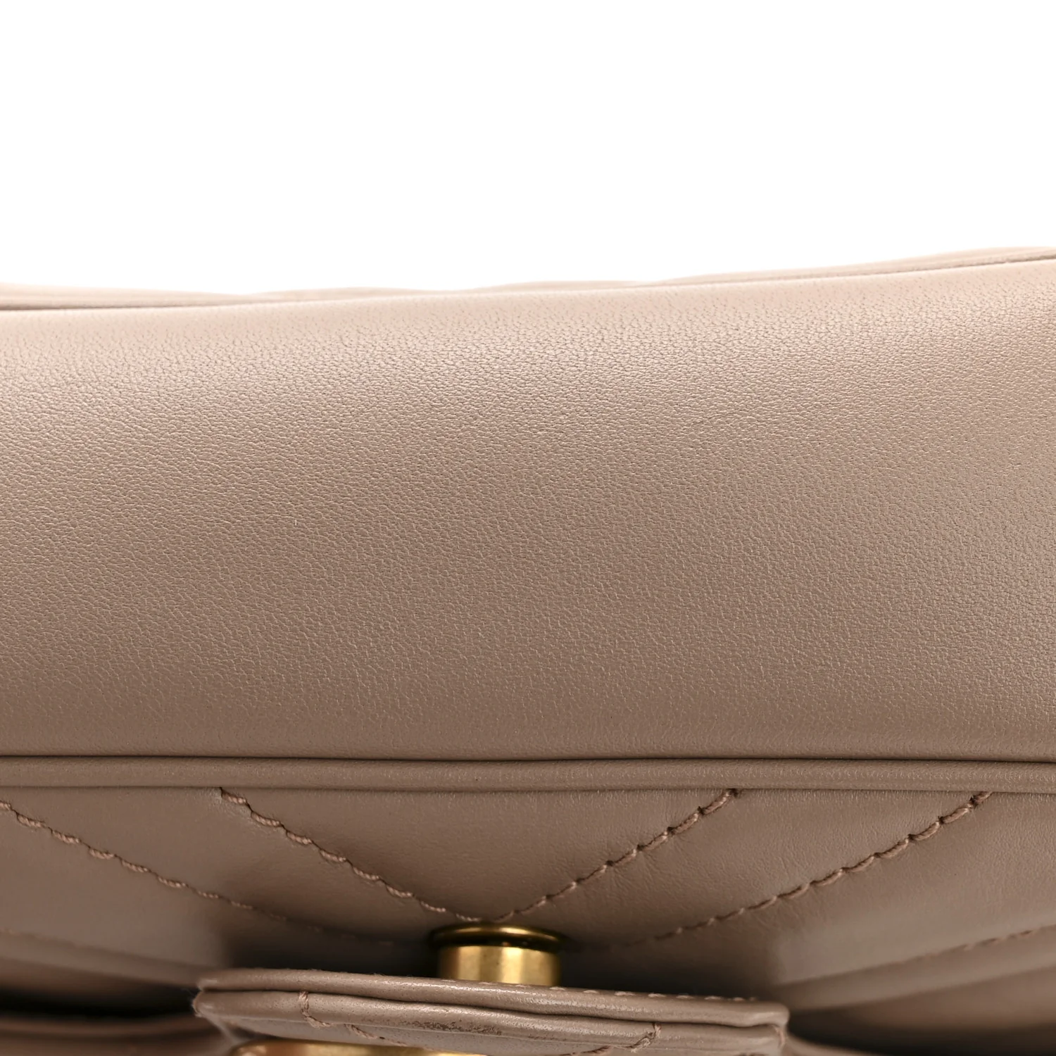 Calfskin Matelasse Super Mini GG Marmont Shoulder Bag Porcelain Rose - Image 14