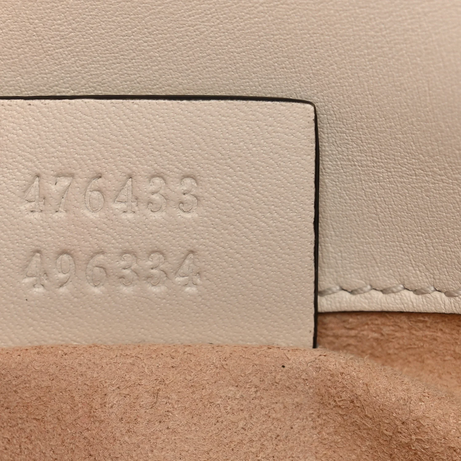 Calfskin Matelasse Super Mini GG Marmont Shoulder Bag White - Image 7