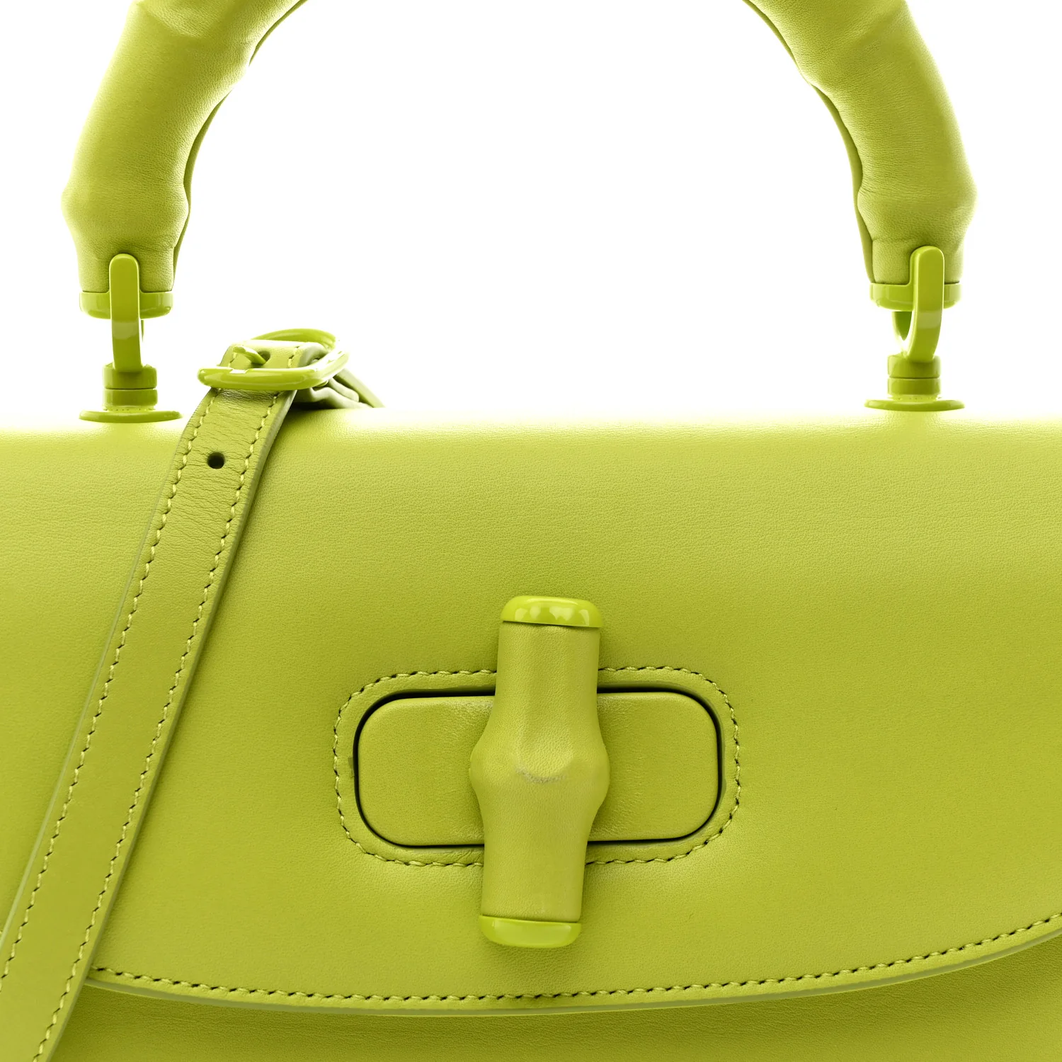 Calfskin Medium Bamboo Diva Green - Image 14