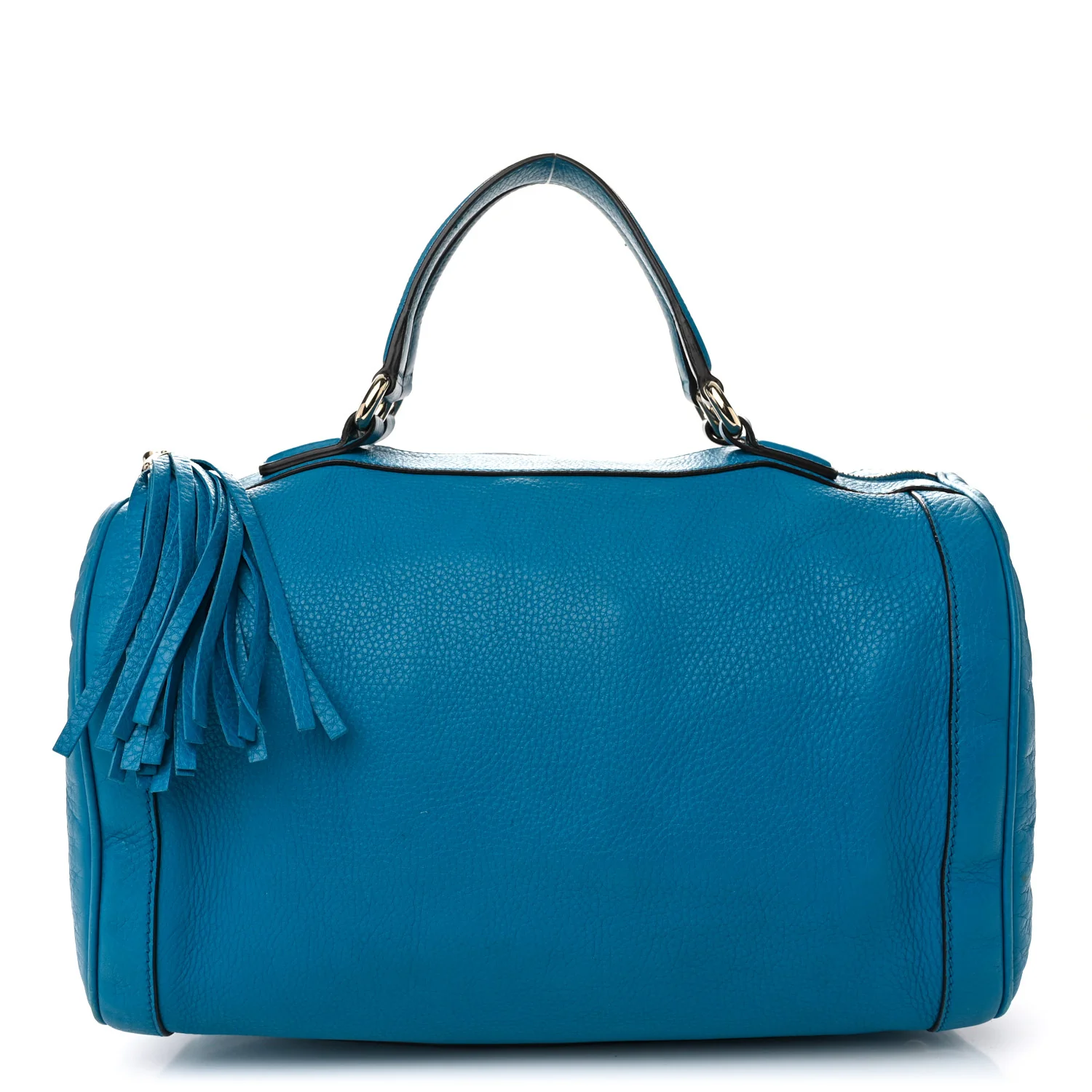 Calfskin Medium Soho Boston Riviera Blue