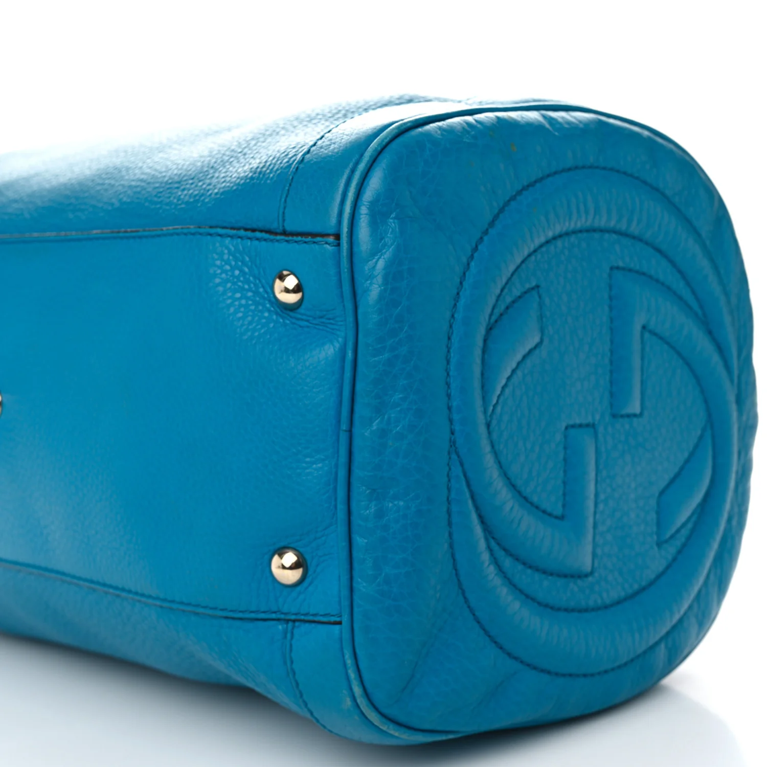 Calfskin Medium Soho Boston Riviera Blue - Image 10