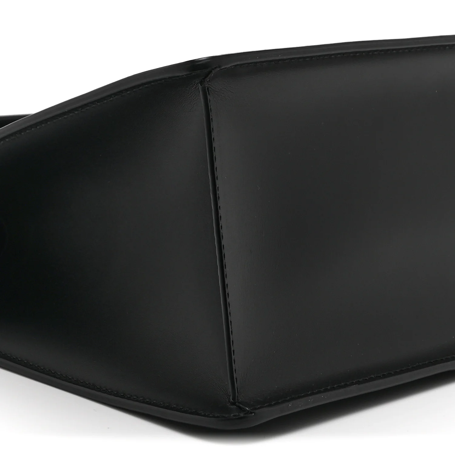 Calfskin Medium Sylvie Top Handle Bag Black - Image 10