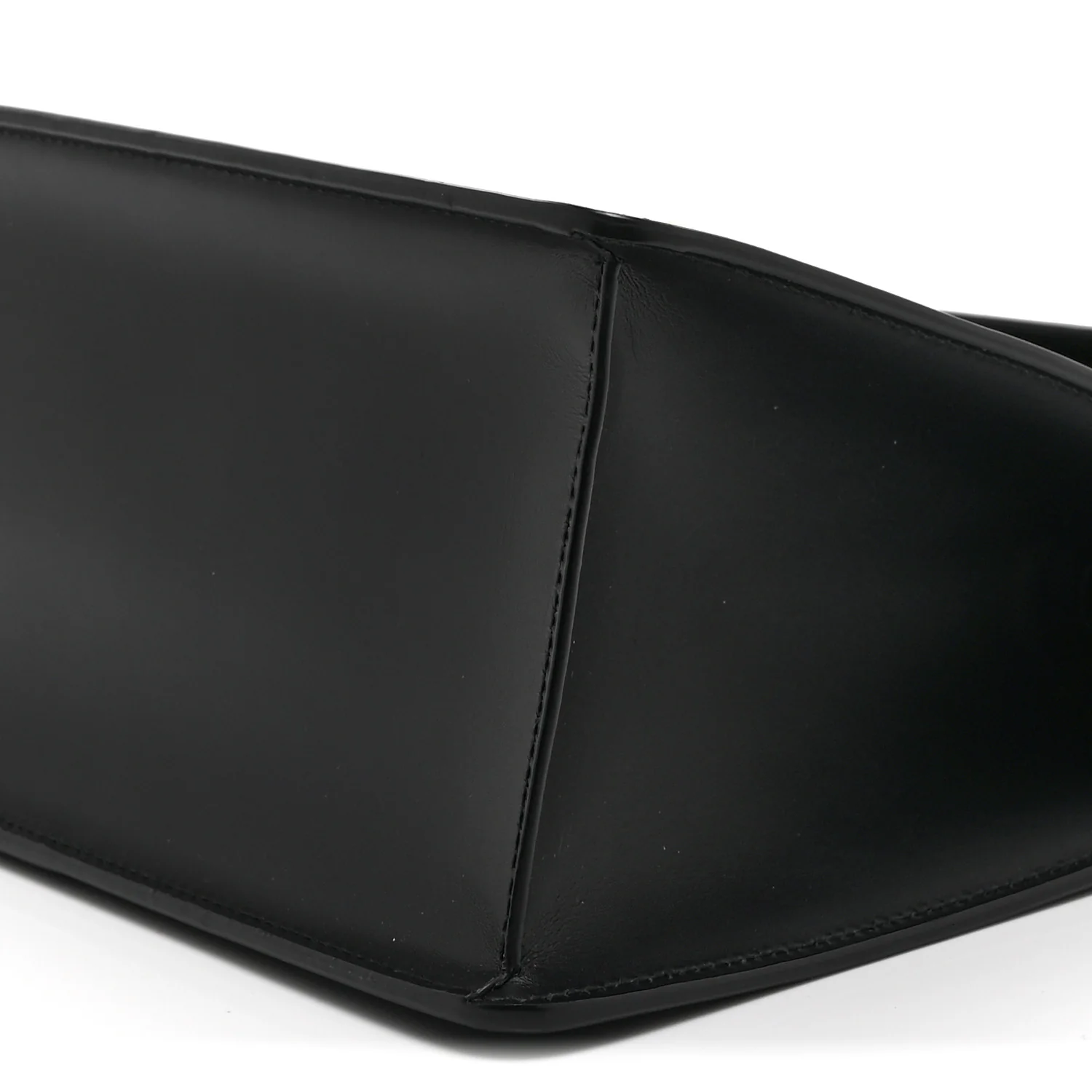 Calfskin Medium Sylvie Top Handle Bag Black - Image 11