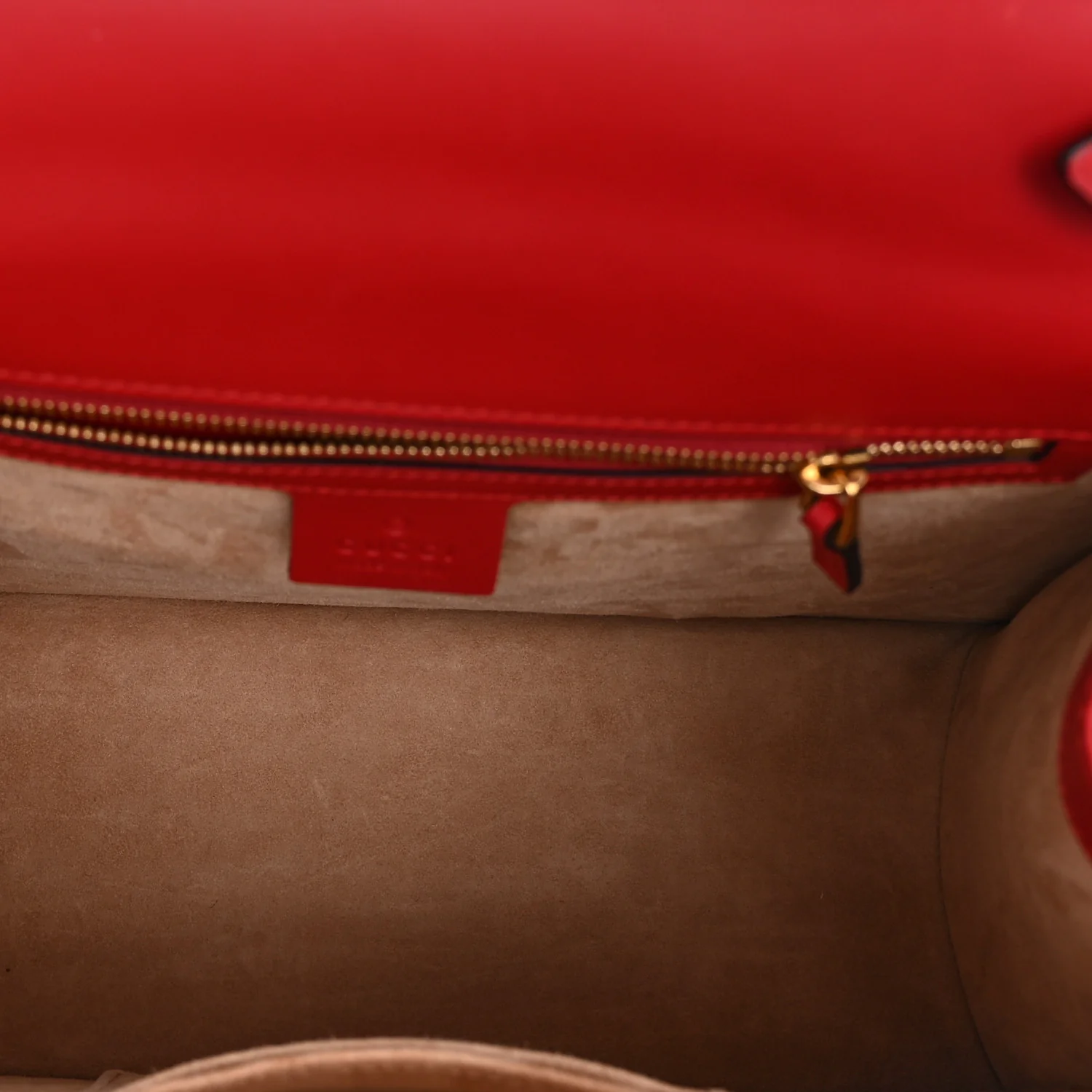 Calfskin Medium Sylvie Top Handle Bag Hibiscus Red - Image 5