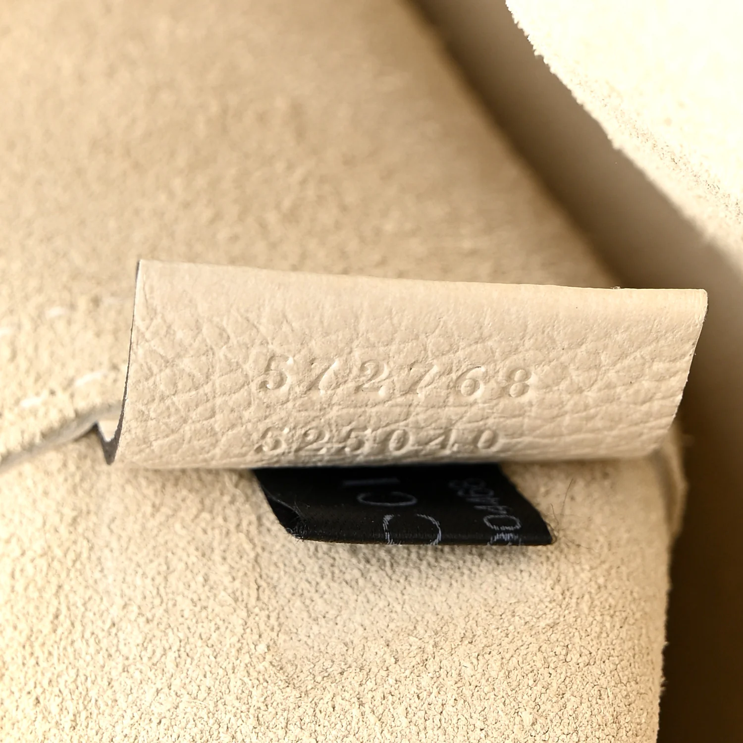 Calfskin Mens Logo Tote White - Image 7