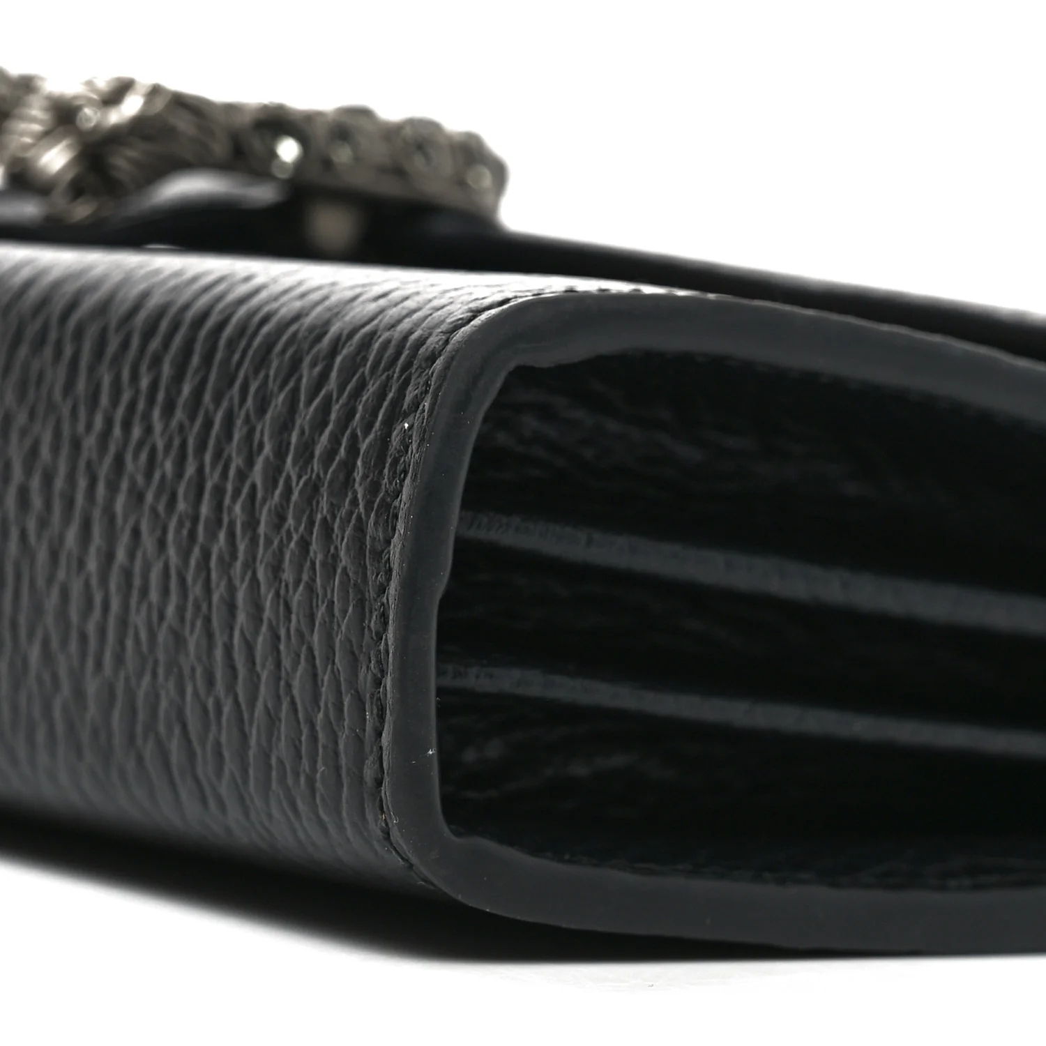 Calfskin Mini Dionysus Chain Wallet Black - Image 10
