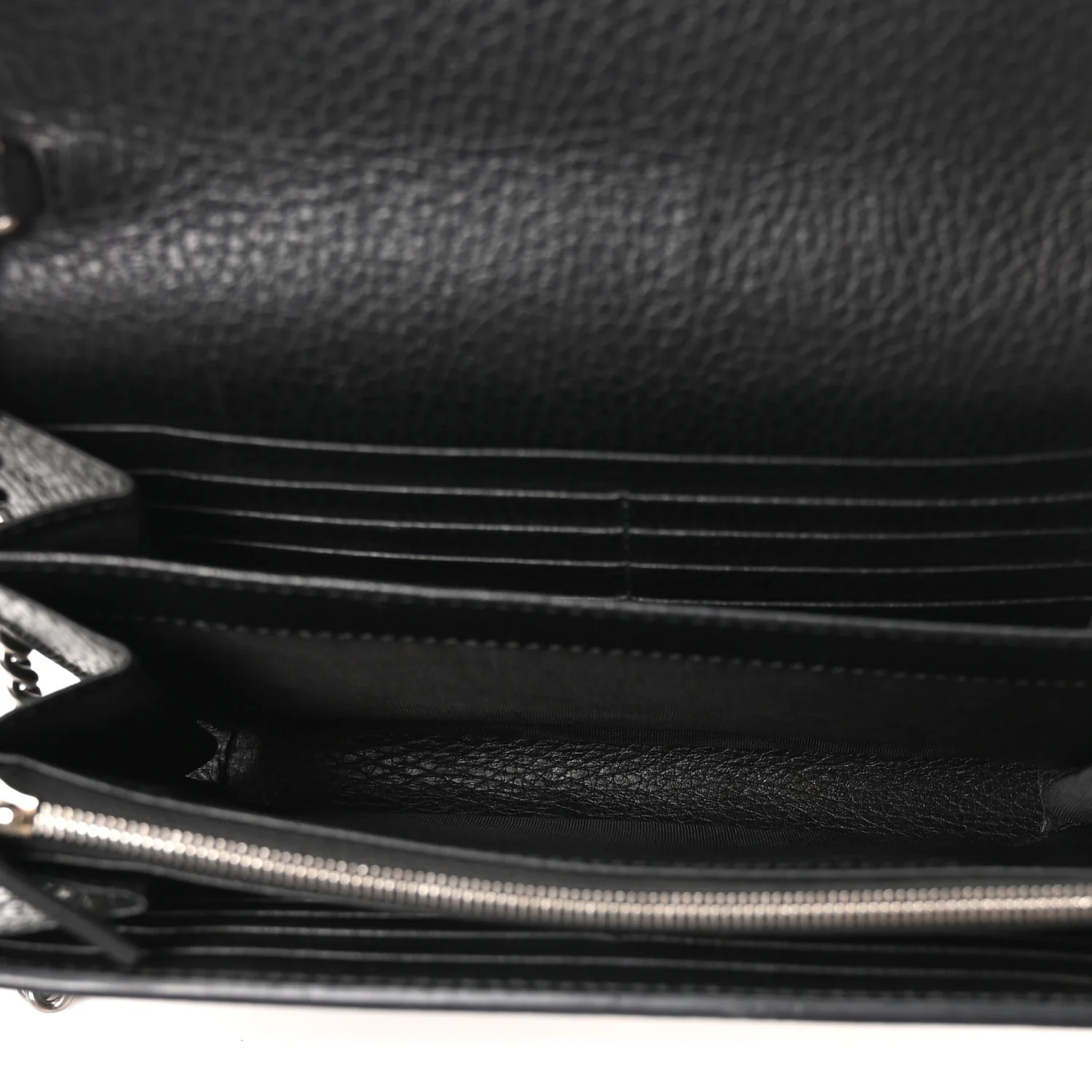 Calfskin Mini Dionysus Chain Wallet Black - Image 5