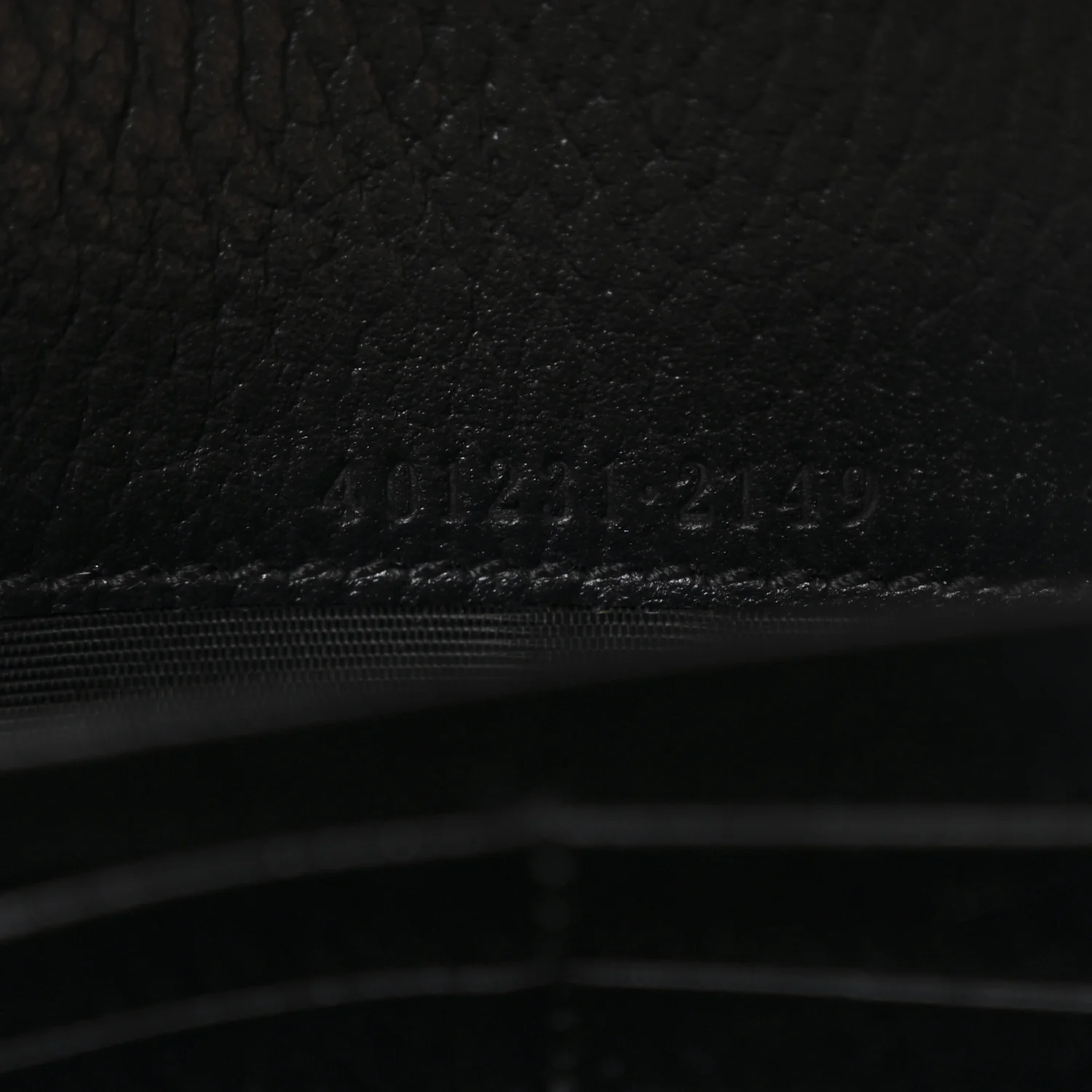 Calfskin Mini Dionysus Chain Wallet Black - Image 9