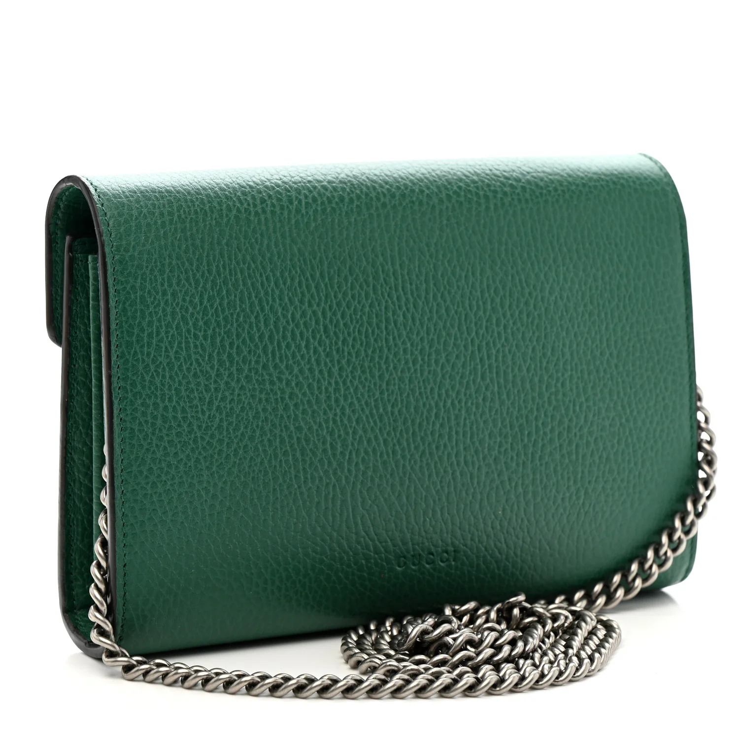 Calfskin Mini Dionysus Chain Wallet Emerald - Image 3
