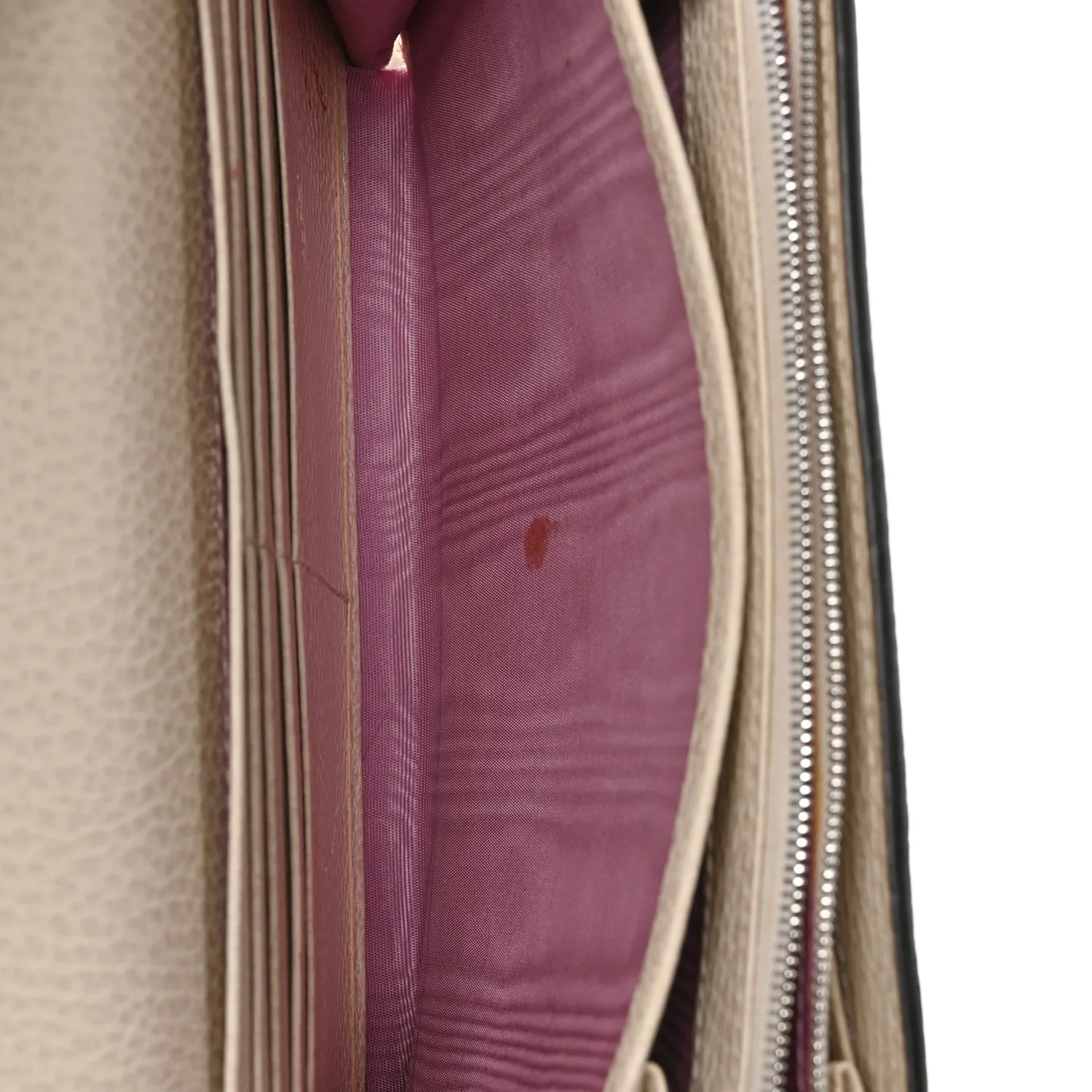 Calfskin Mini Dionysus Chain Wallet White - Image 8