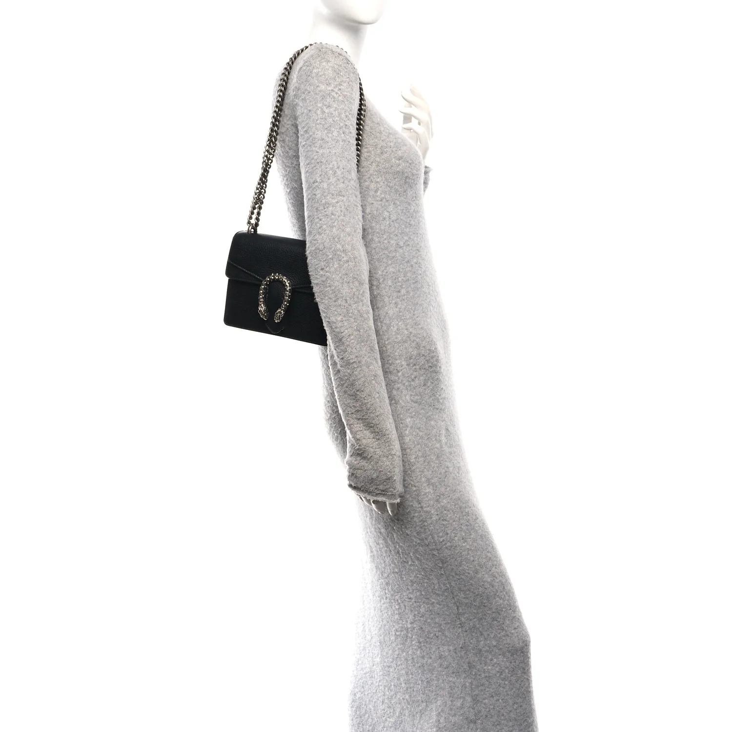 Calfskin Mini Dionysus Shoulder Bag Black - Image 2