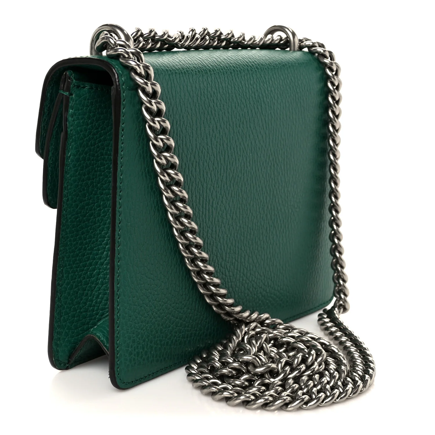 Calfskin Mini Dionysus Shoulder Bag Emerald - Image 3
