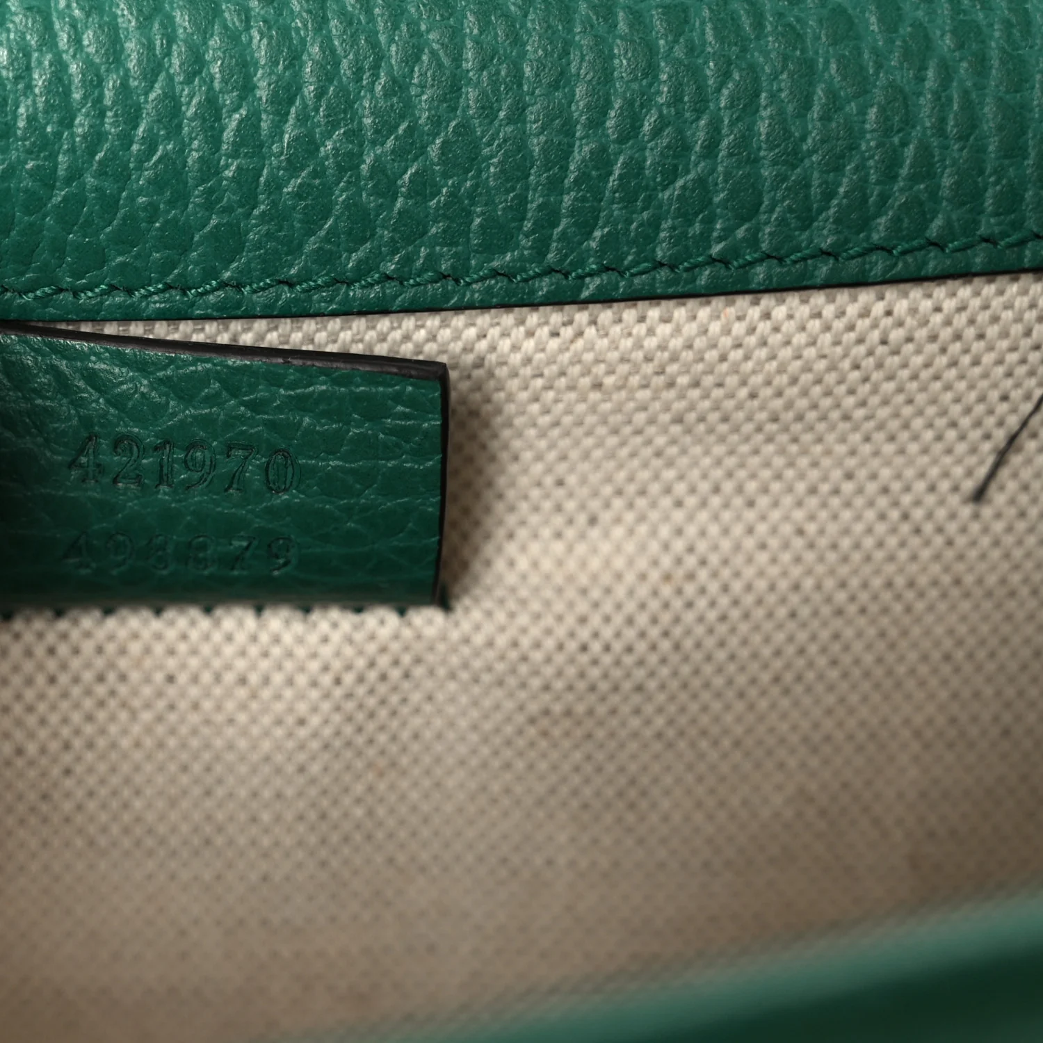Calfskin Mini Dionysus Shoulder Bag Emerald - Image 8